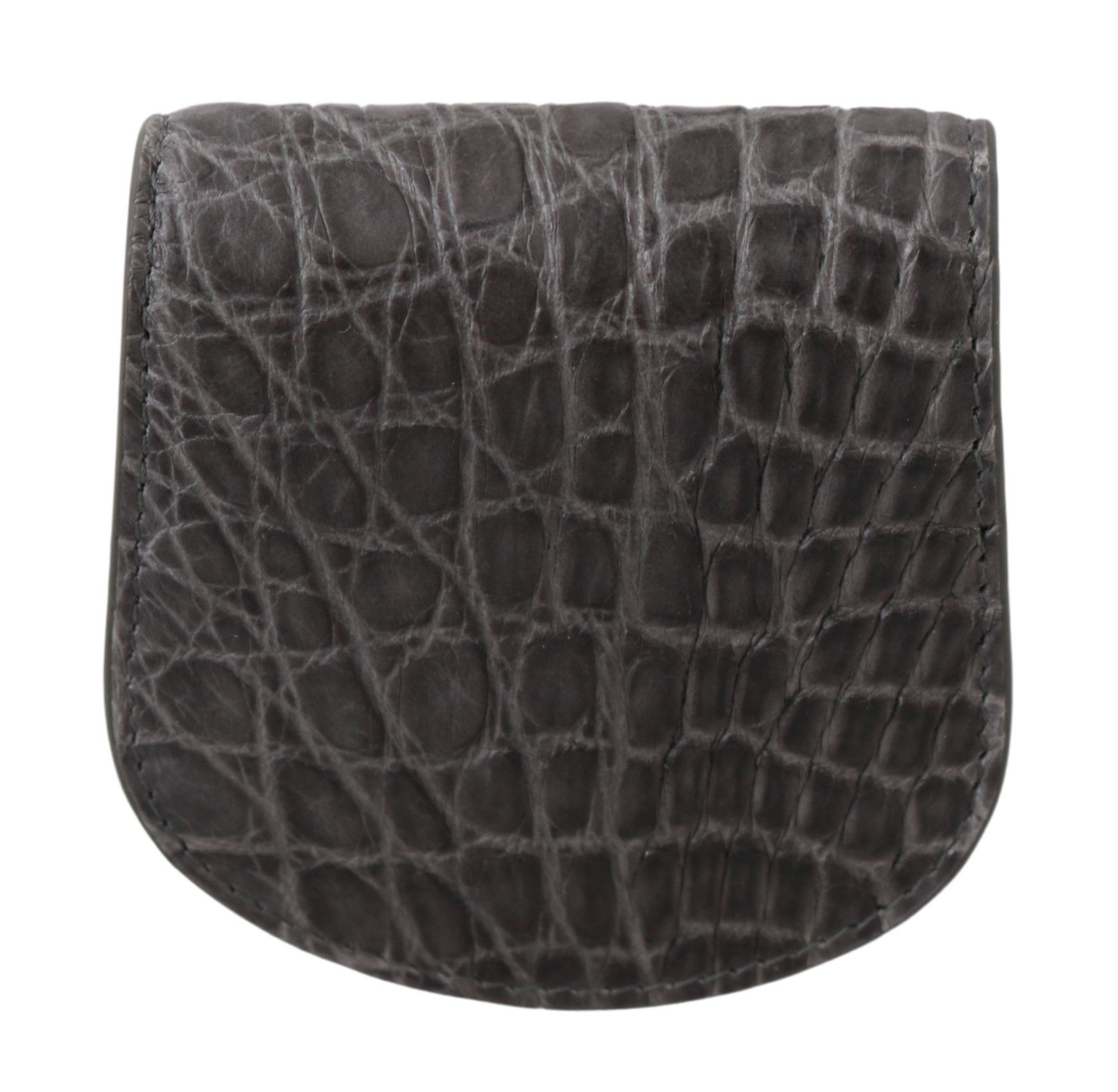 Dolce & Gabbana Gray Exotic Skin Condom Case Holder Pocket Wallet - Image 3