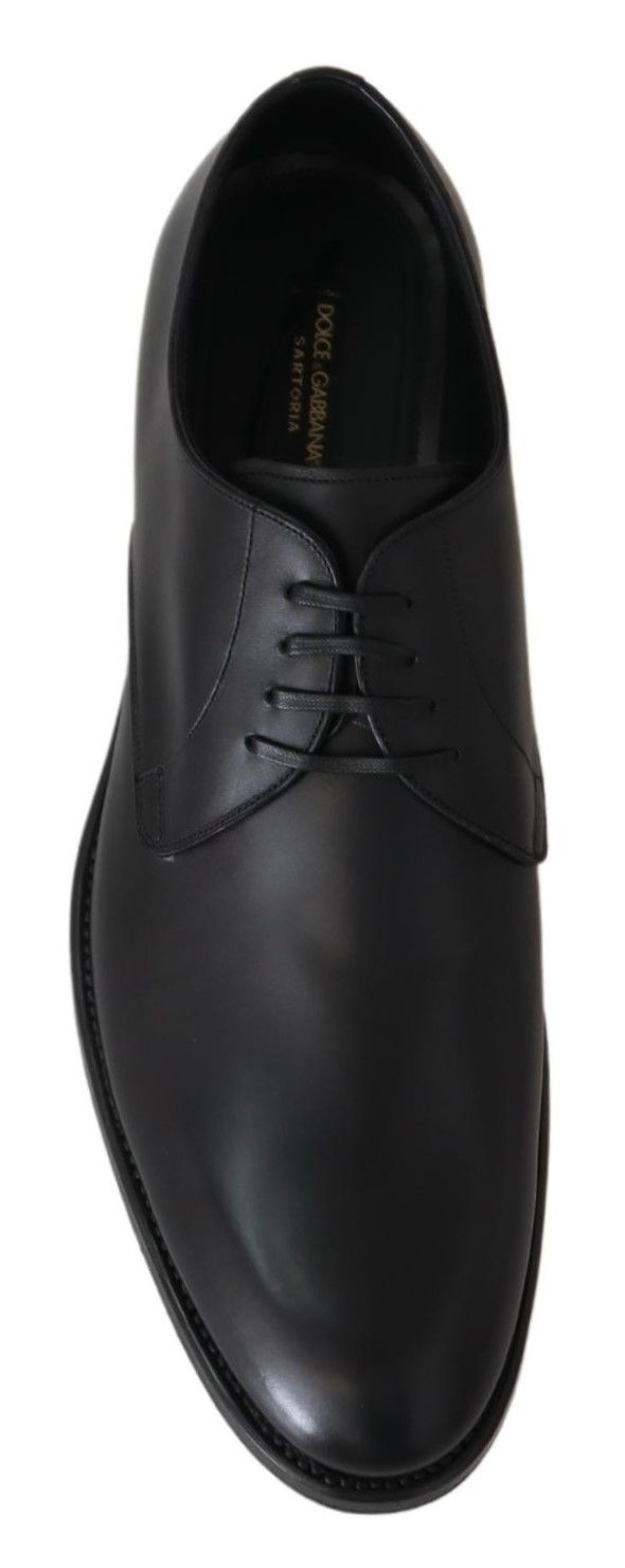 Dolce & Gabbana Black Leather SARTORIA Hand Made Shoes - Image 2