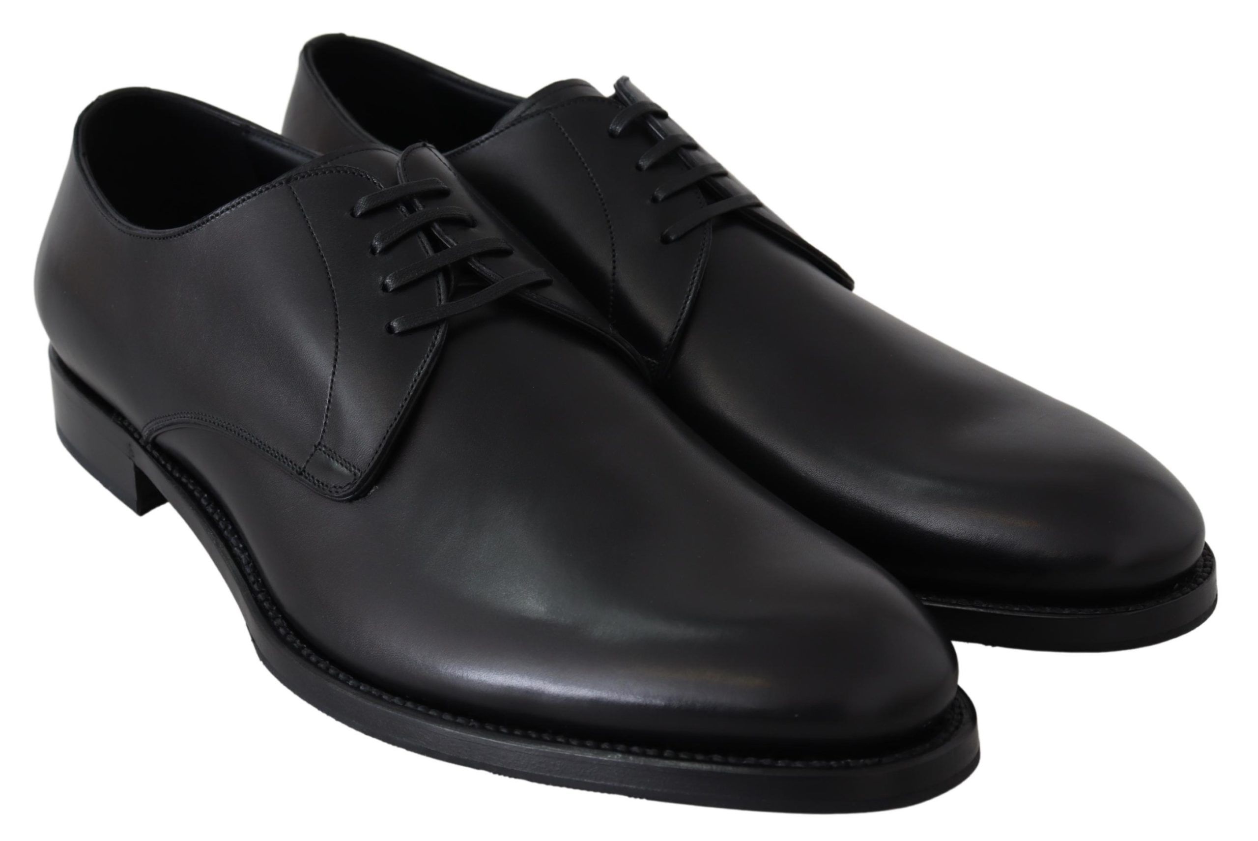 Dolce & Gabbana Black Leather SARTORIA Hand Made Shoes - Image 4