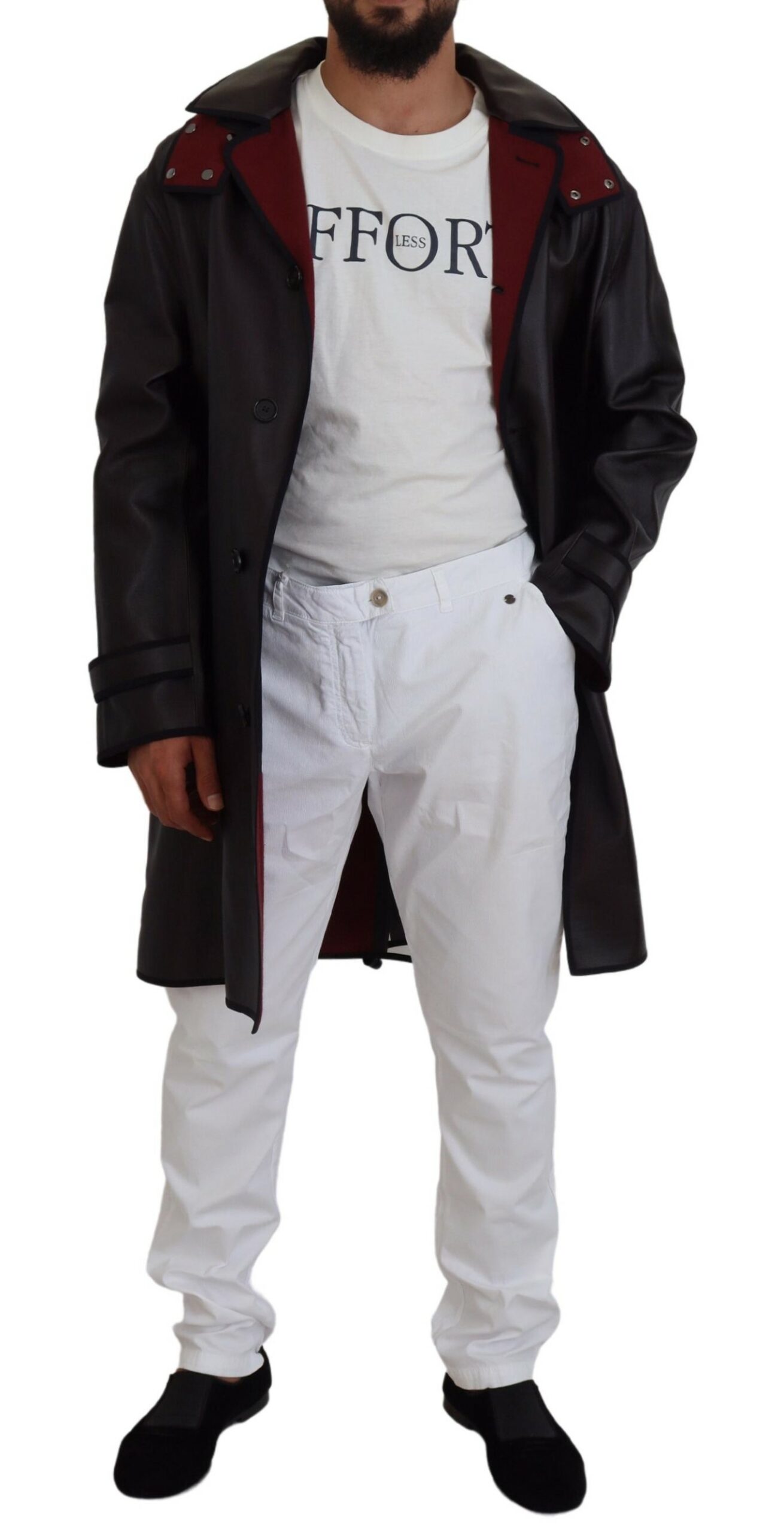 Dolce & Gabbana Black Trench Hooded Parka Cotton Jacket - Image 4