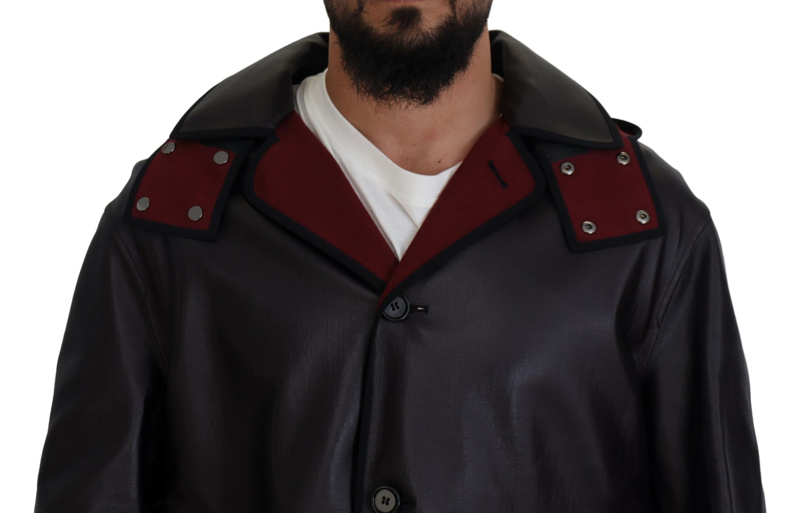 Dolce & Gabbana Black Trench Hooded Parka Cotton Jacket - Image 8