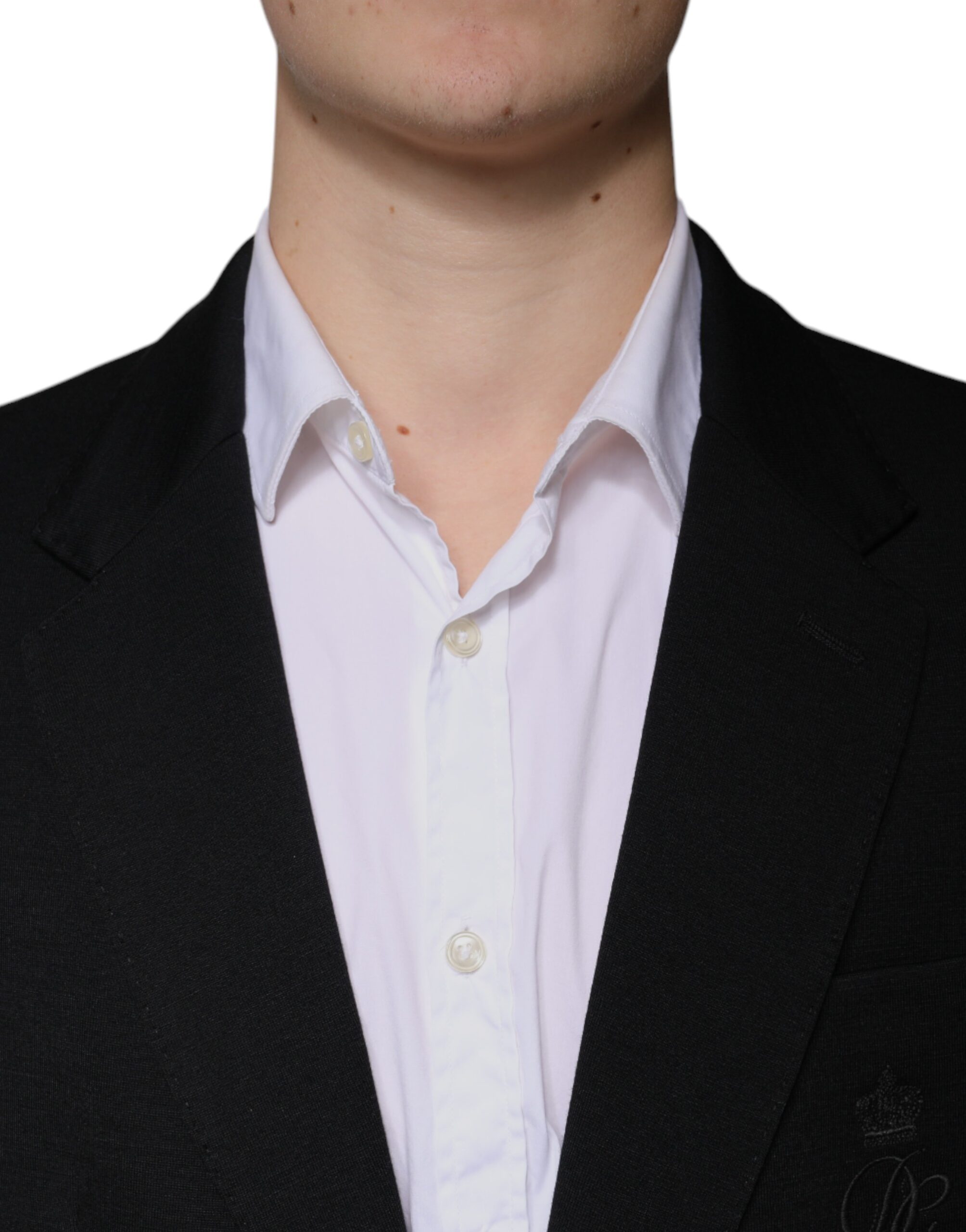 Dolce & Gabbana Black Wool Single Breasted Formal Blazer - Image 5
