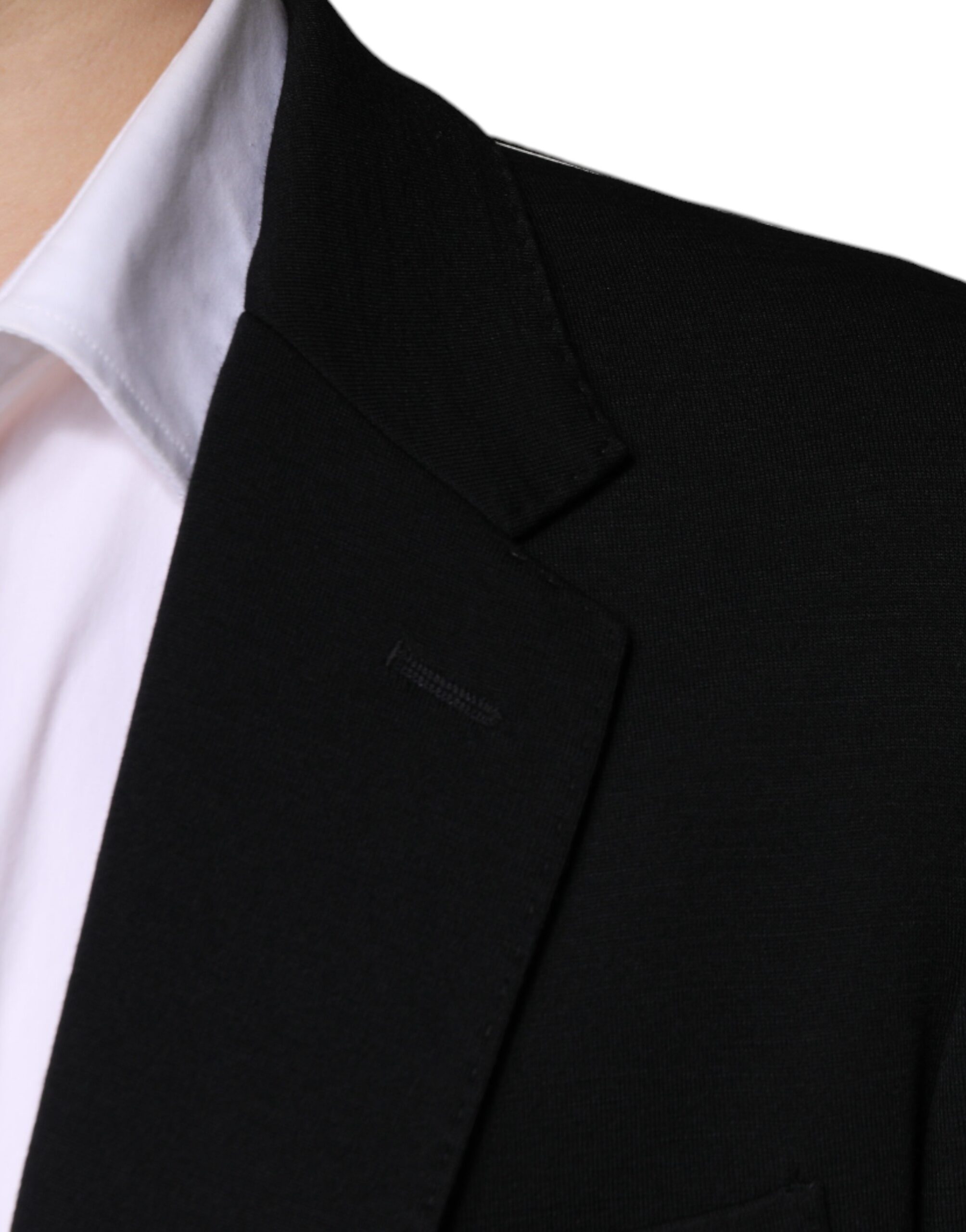 Dolce & Gabbana Black Wool Single Breasted Formal Blazer - Image 6