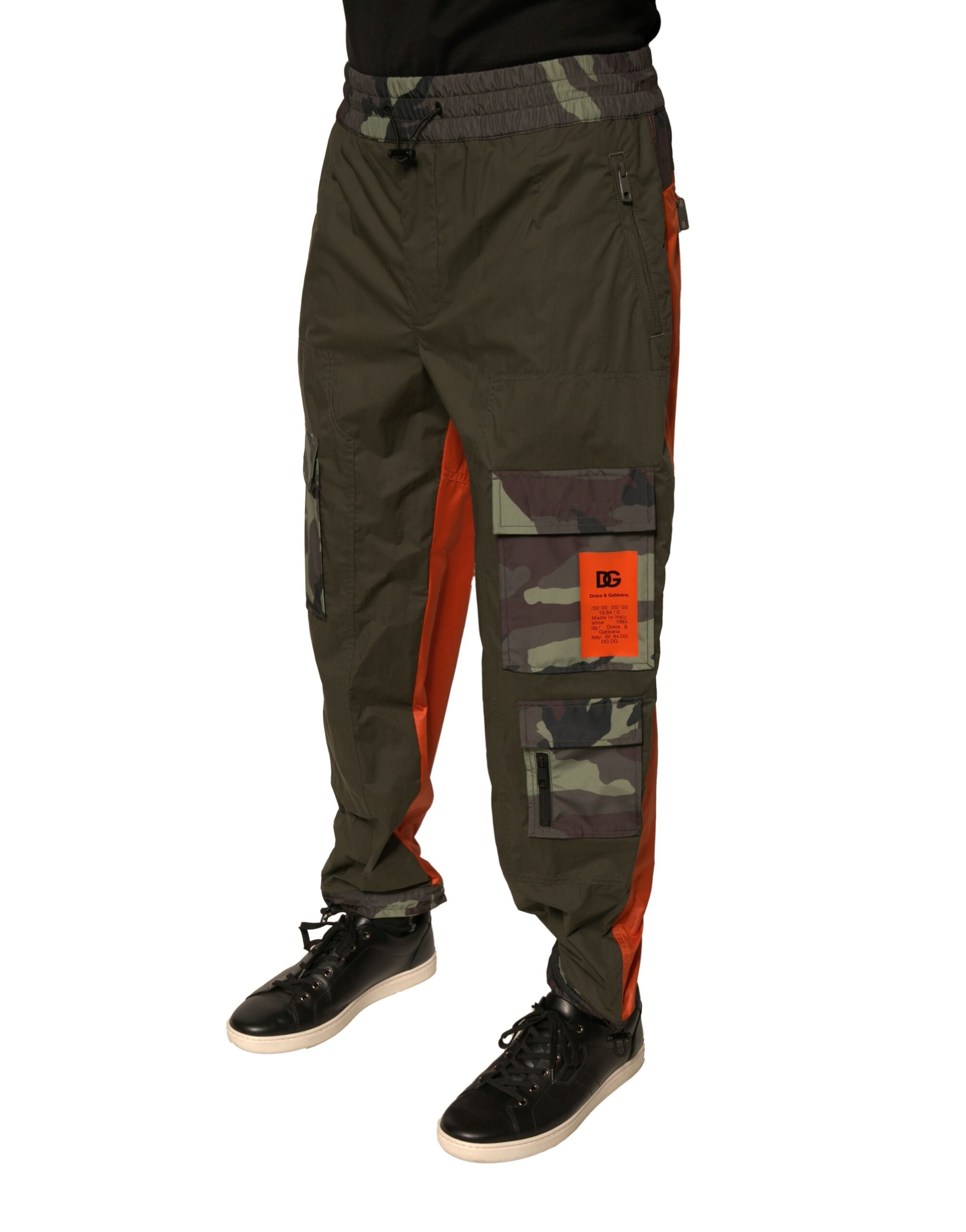 Dolce & Gabbana Multicolor Camouflage Jogger Cargo Pants - Image 3