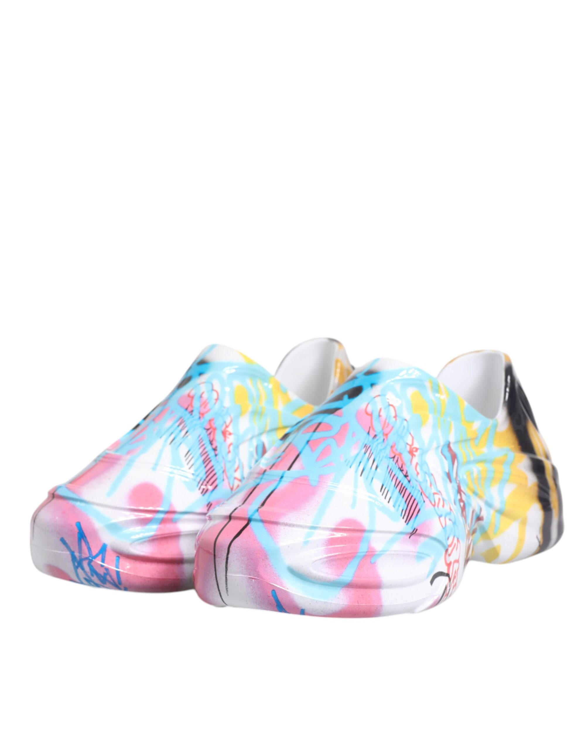 Dolce & Gabbana Multicolor Graffiti Daymaster Sneakers Shoes - Image 4