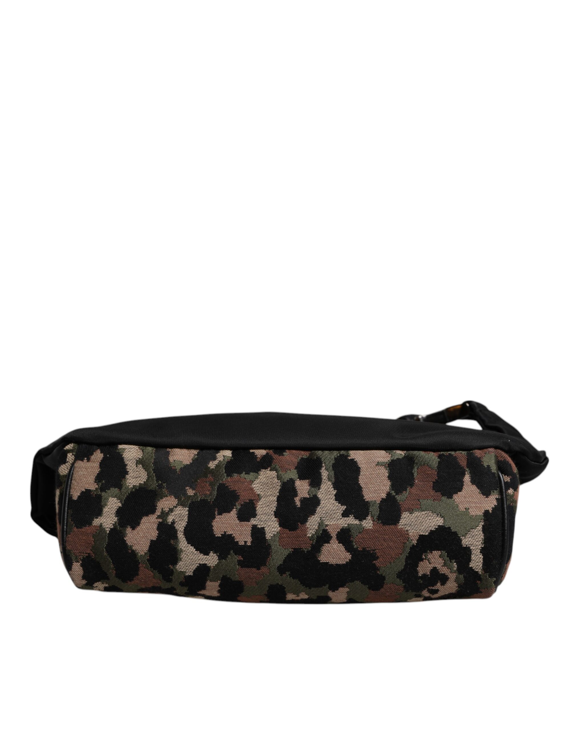 Dolce & Gabbana Multicolor Leopard DG Logo Belt Waist Fanny Pack Bag - Image 5