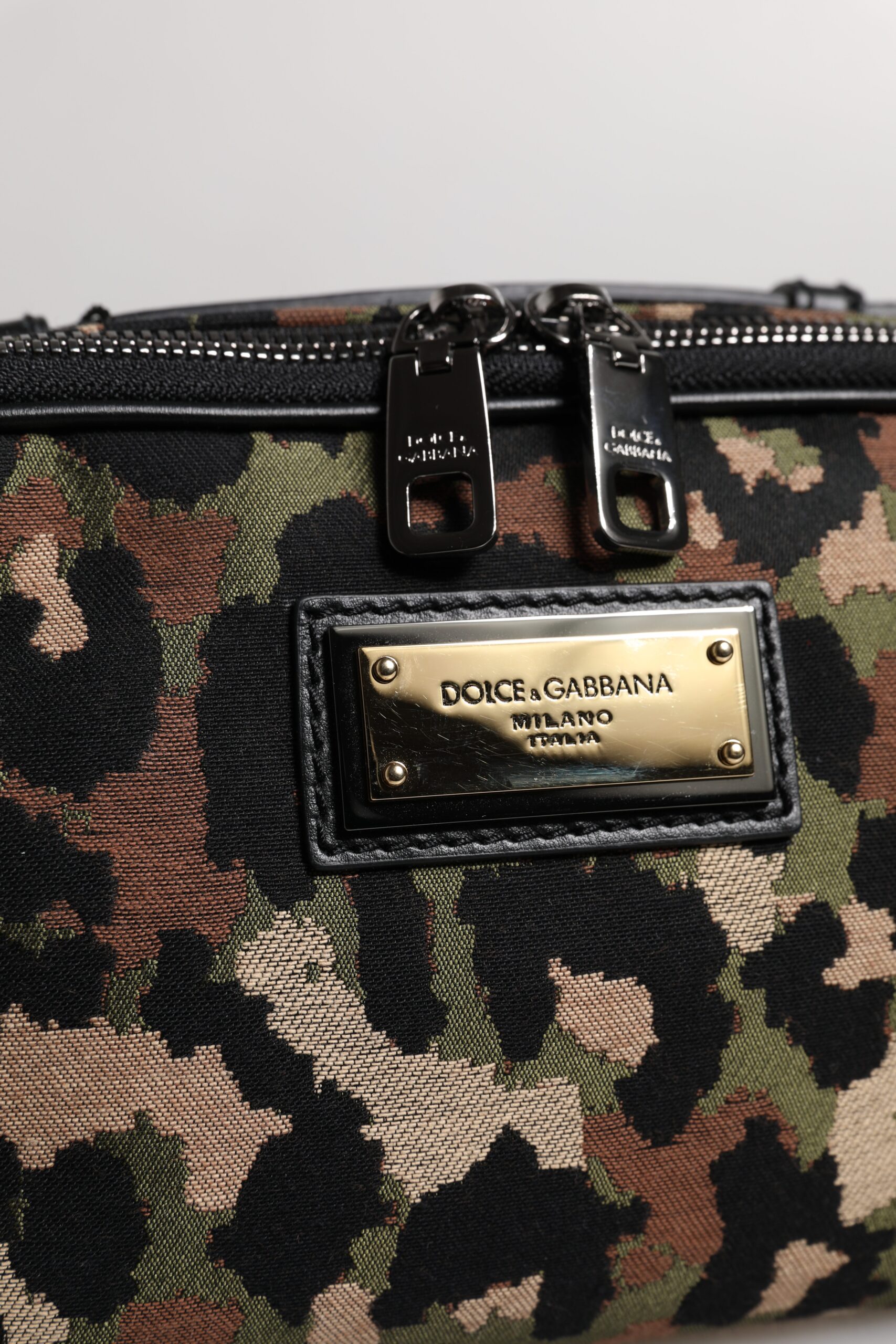 Dolce & Gabbana Multicolor Leopard DG Logo Belt Waist Fanny Pack Bag - Image 6