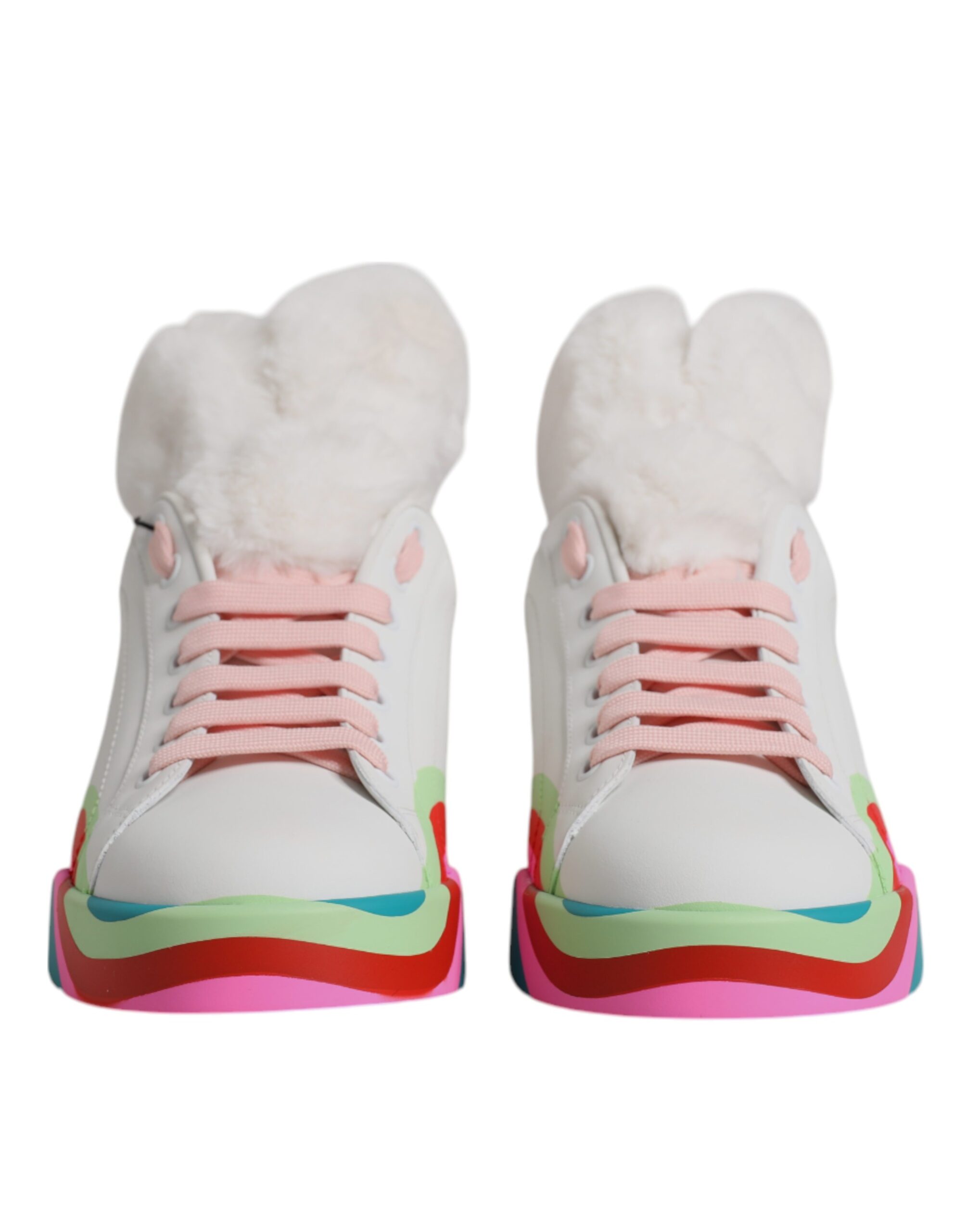 Dolce & Gabbana Multicolor Low Top Trainers Sneakers Shoes - Image 2