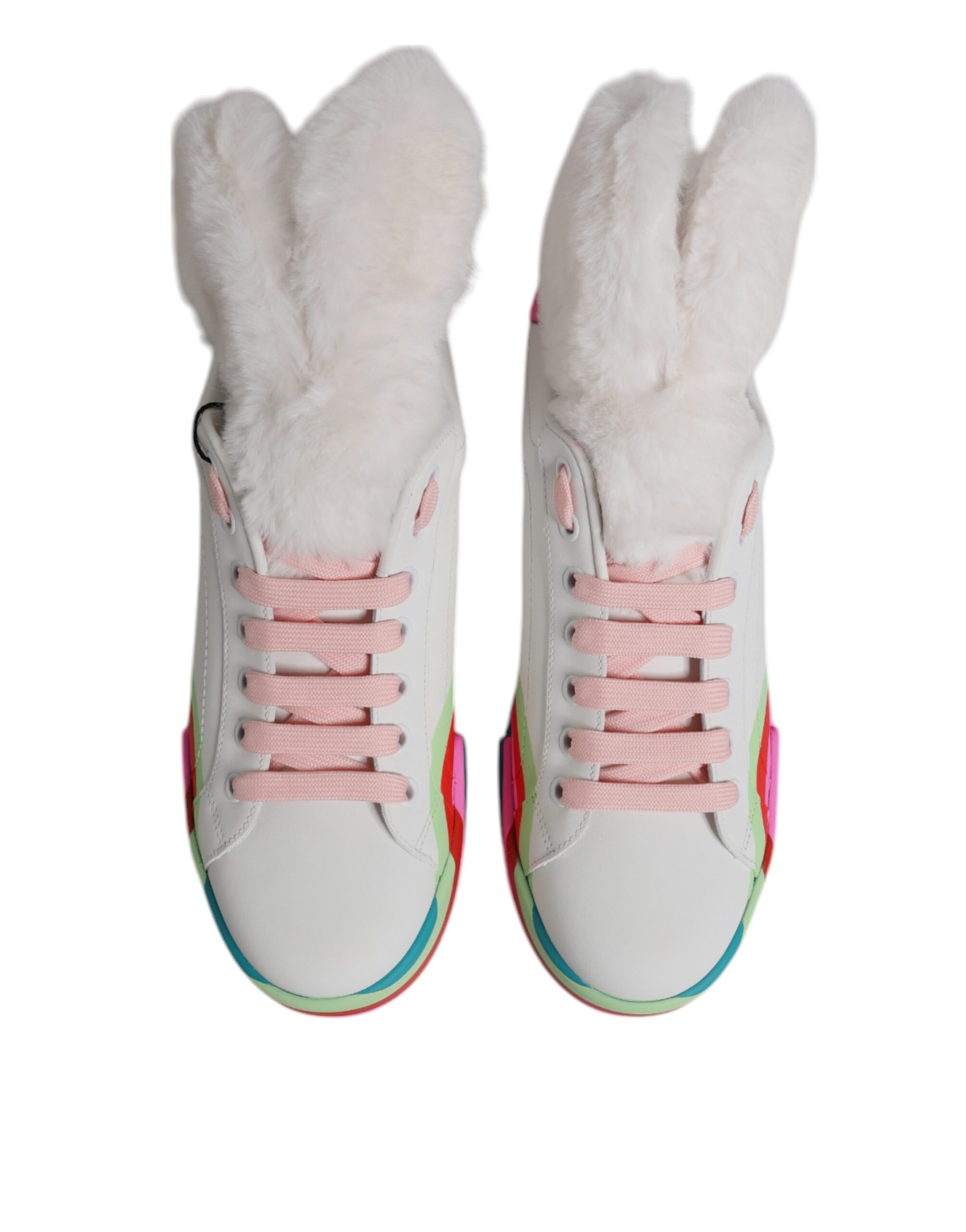 Dolce & Gabbana Multicolor Low Top Trainers Sneakers Shoes - Image 3