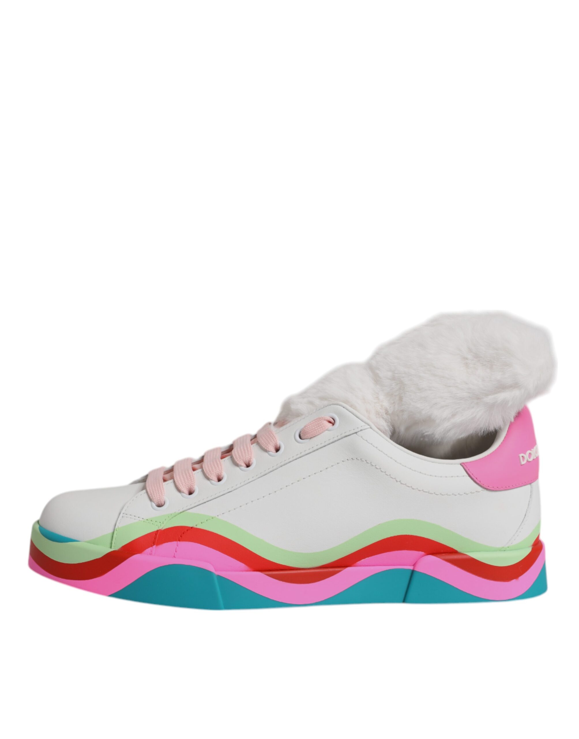 Dolce & Gabbana Multicolor Low Top Trainers Sneakers Shoes - Image 6