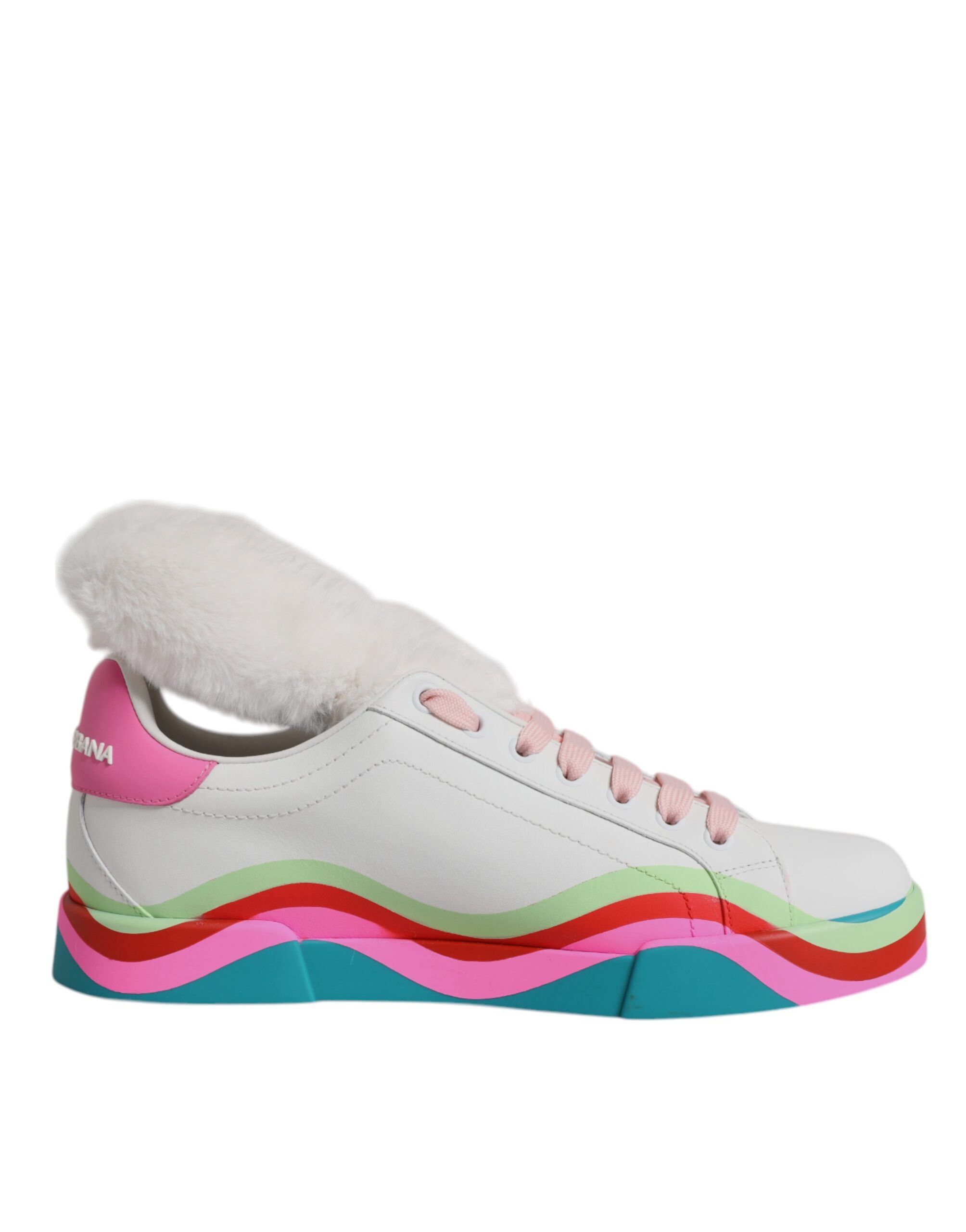Dolce & Gabbana Multicolor Low Top Trainers Sneakers Shoes - Image 7