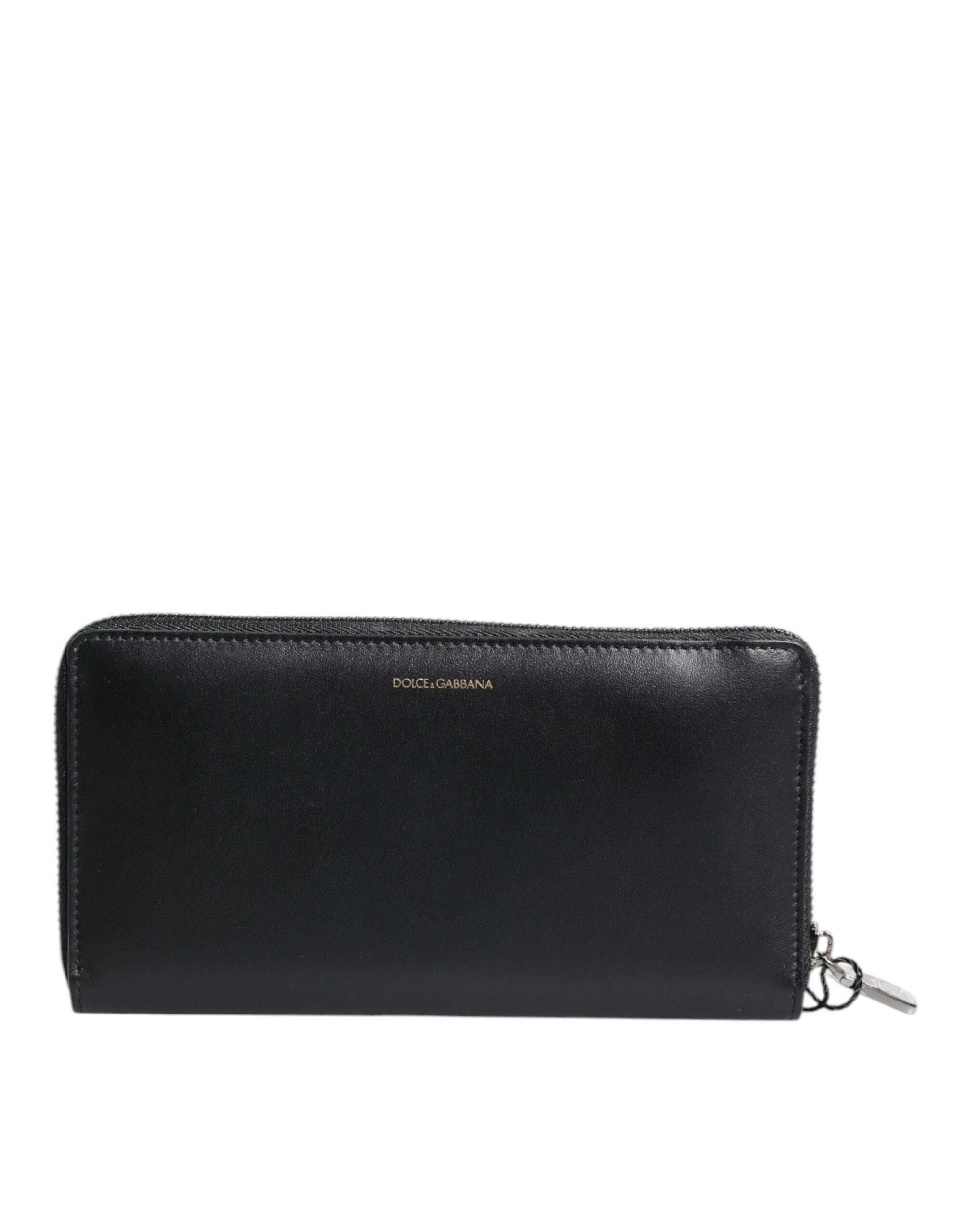 Dolce & Gabbana Black Blue Exotic Leather Embossed Continental Wallet - Image 2