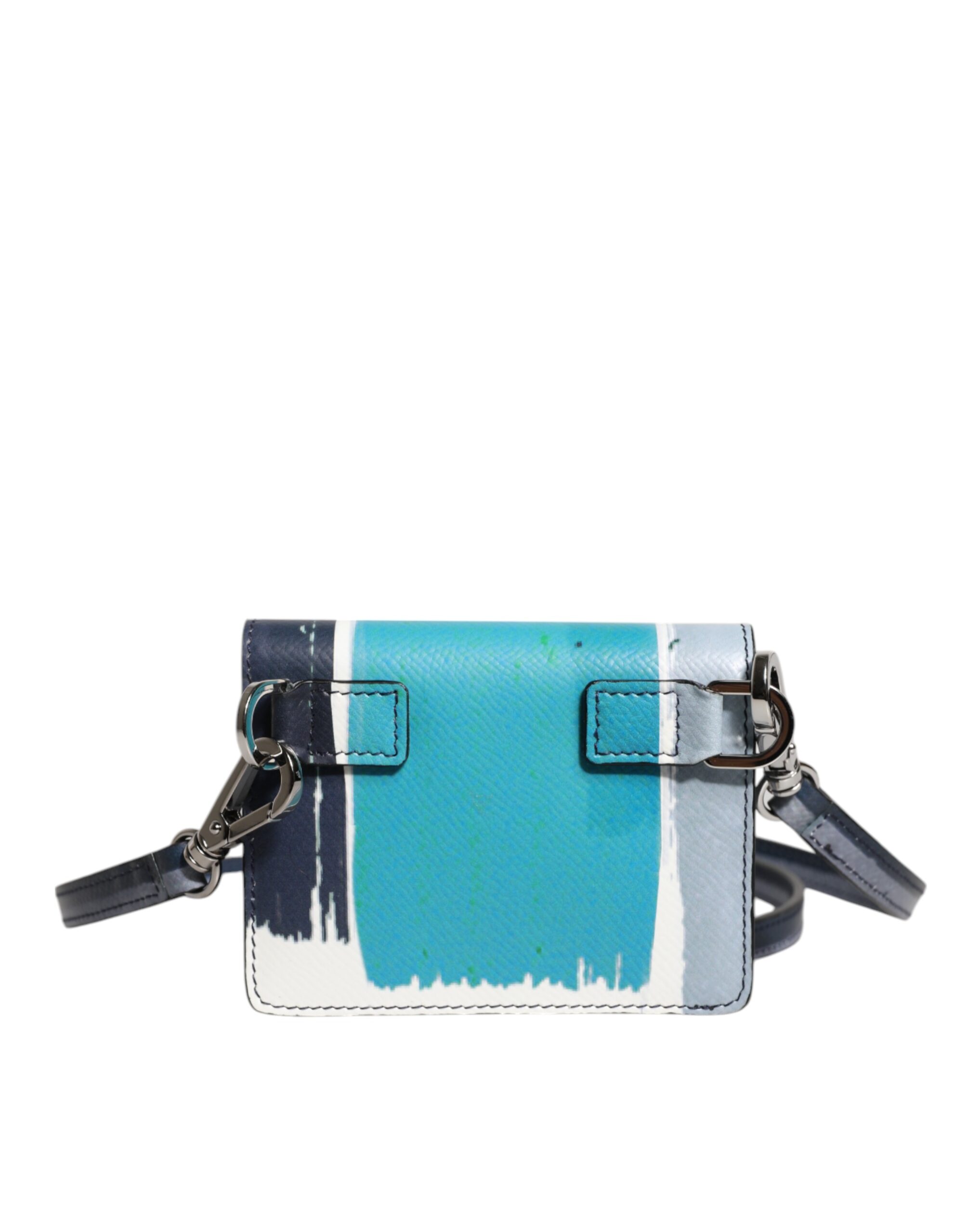 Dolce & Gabbana Multicolor Leather DG Logo Bifold Card Holder Wallet - Image 5