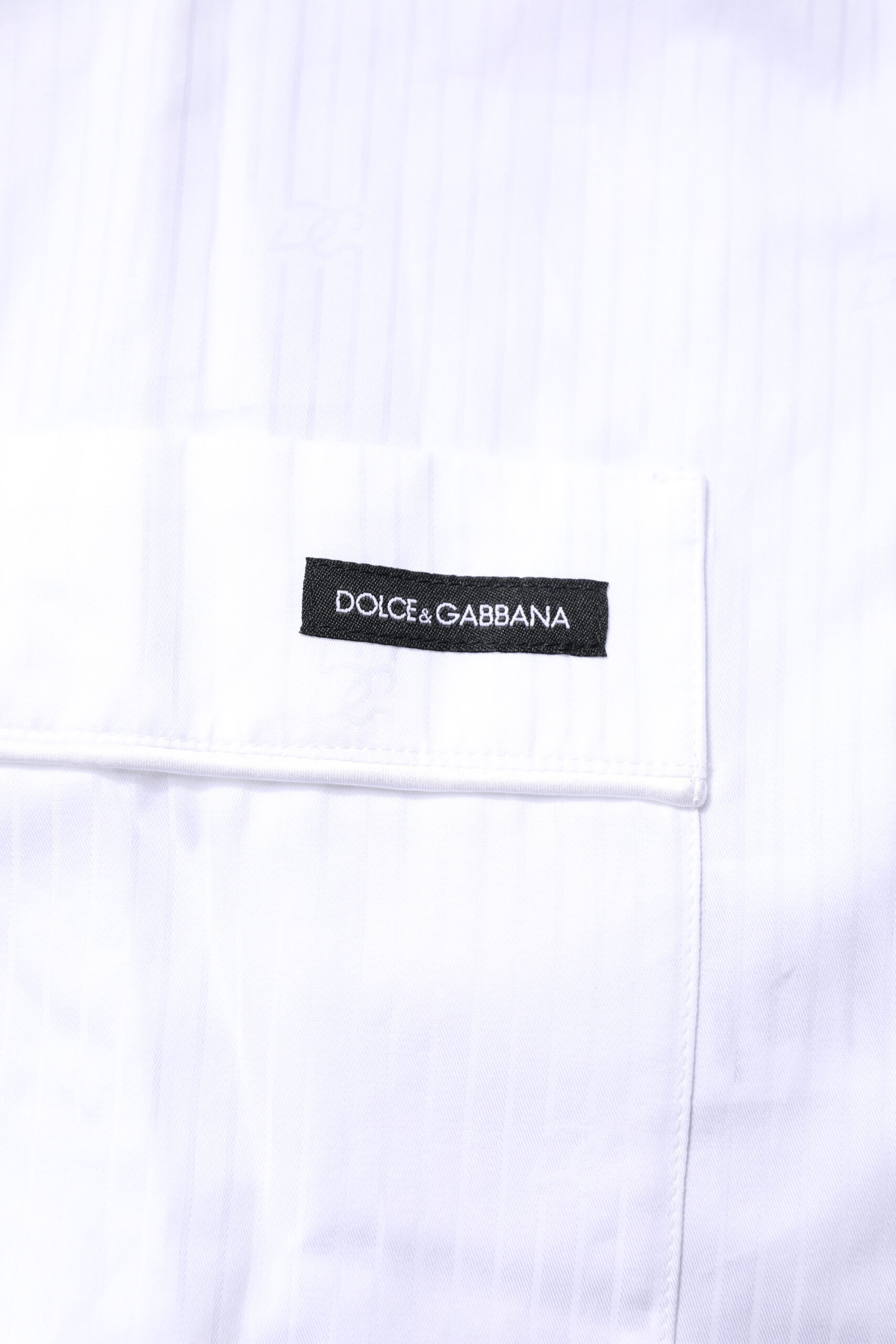 Dolce & Gabbana White Cotton Shirt Pants Pajama Set Sleepwear - Image 7