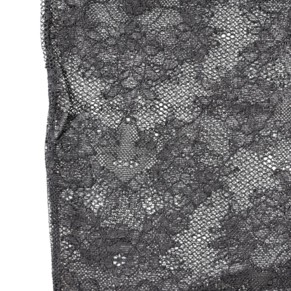 Dolce & Gabbana Black Floral Lace Cotton Stretch Stockings Socks - Image 6