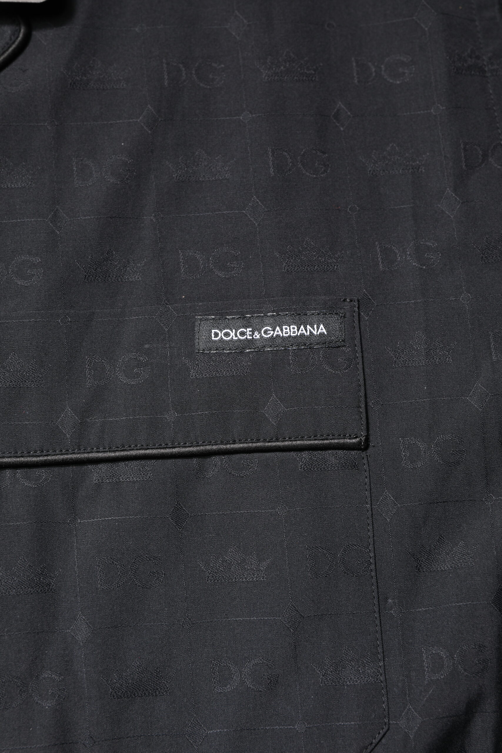 Dolce & Gabbana Black Cotton Men Pajama Set Sleepwear - Image 6