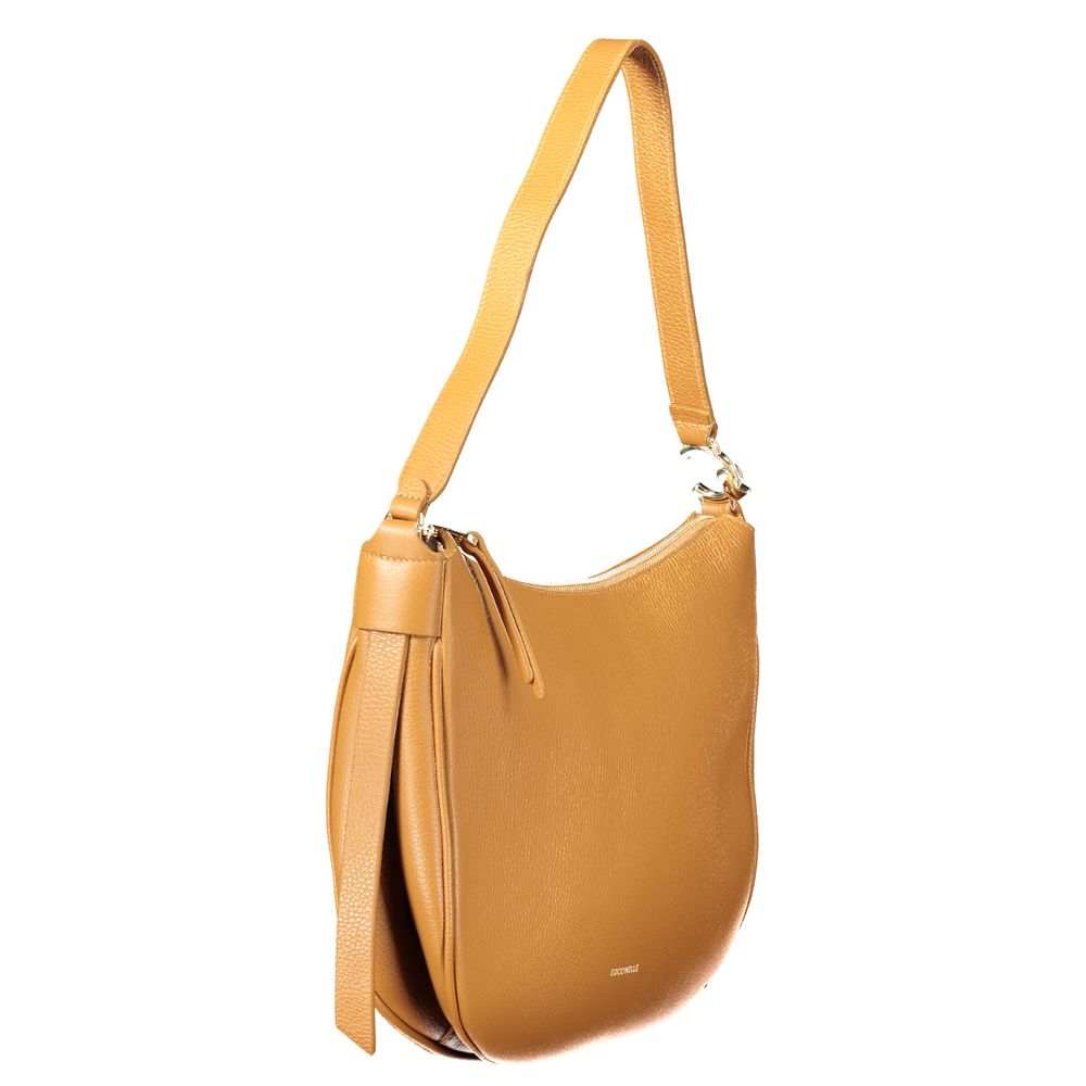 Coccinelle Marrone Leather Women Handbag - Image 3