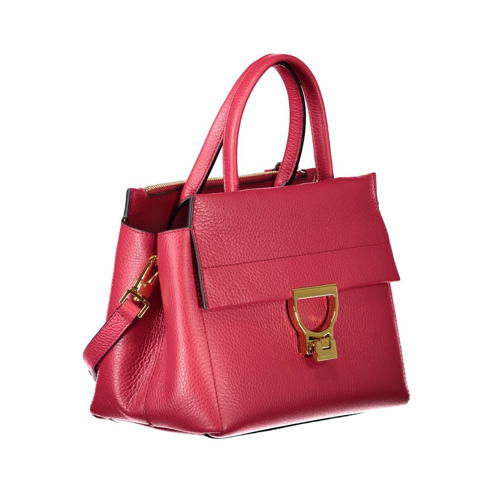 Coccinelle Red Leather Women Handbag - Image 3