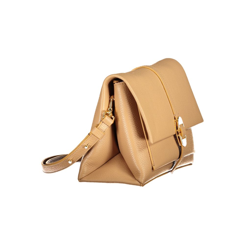 Coccinelle Marrone Leather Women Handbag - Image 3