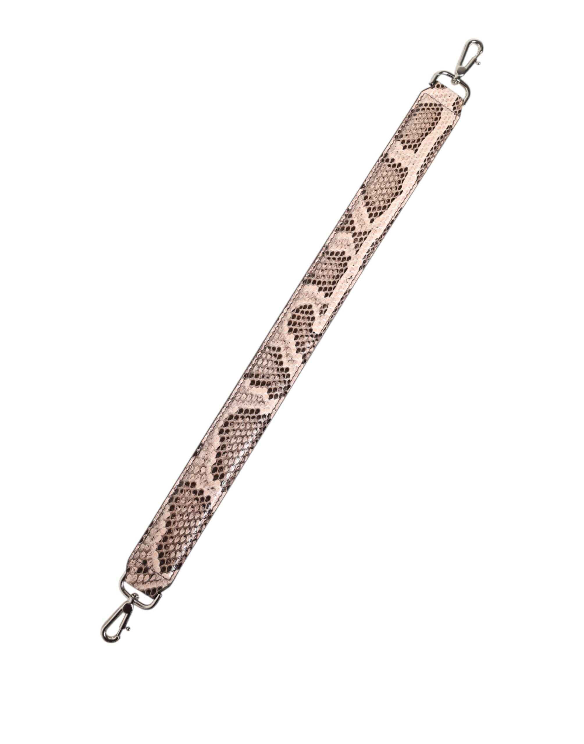 Dolce & Gabbana Beige Exotic Leather Handbag Accessory Shoulder Strap - Image 4