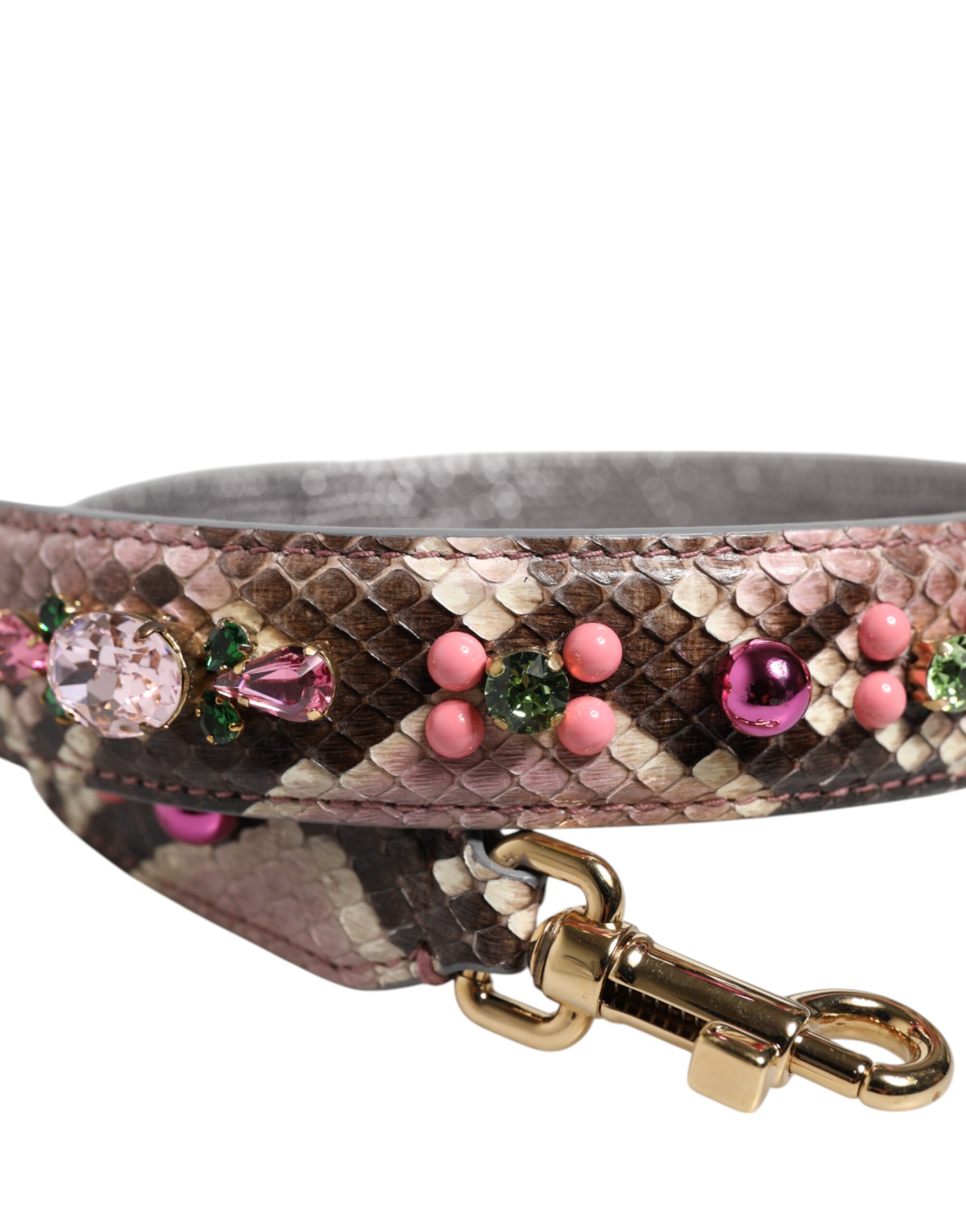 Dolce & Gabbana Multicolor Embellished Handbag Shoulder Strap - Image 3