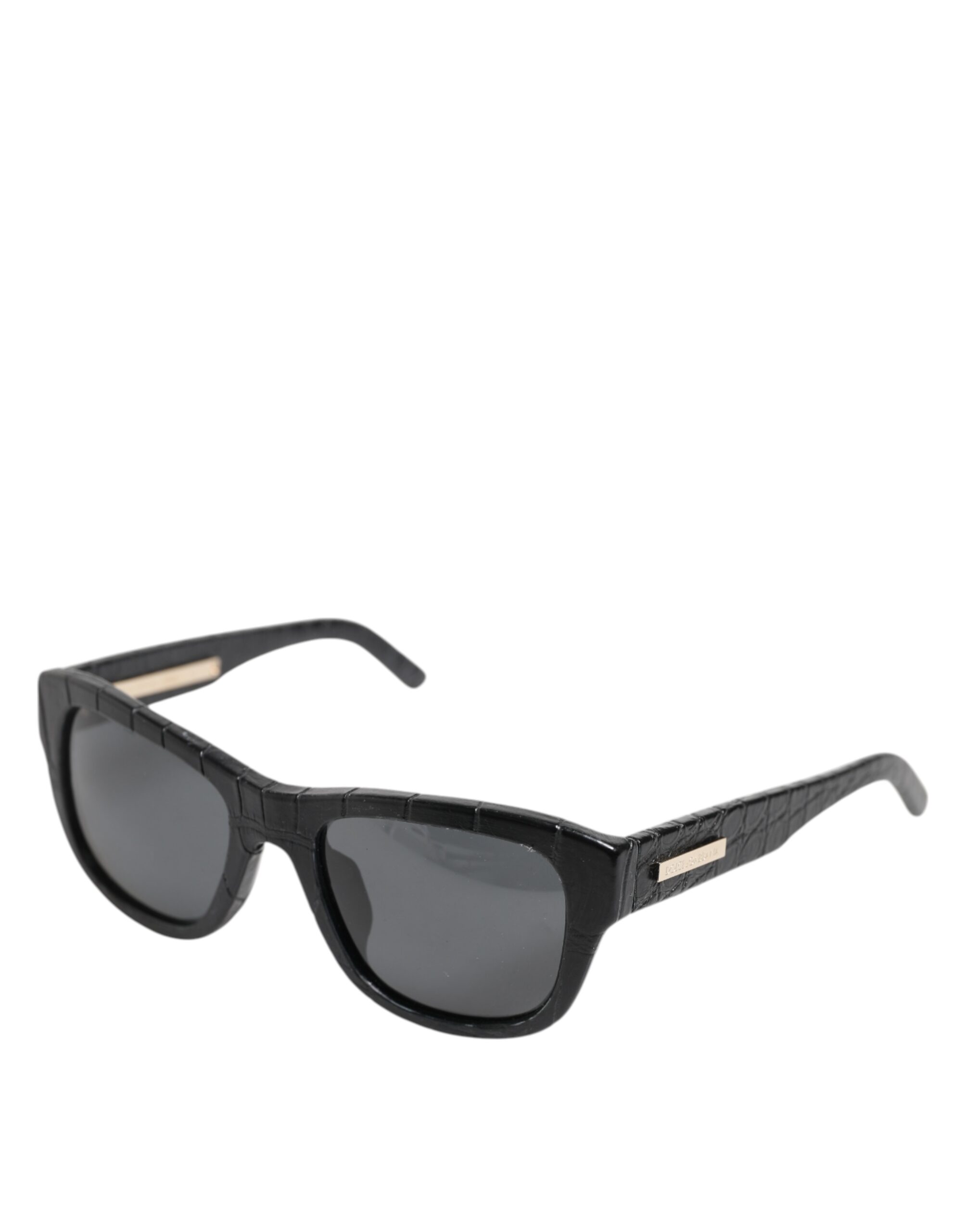Dolce & Gabbana Black Leather Frame DG4177 Tinted Lens Sunglasses - Image 3