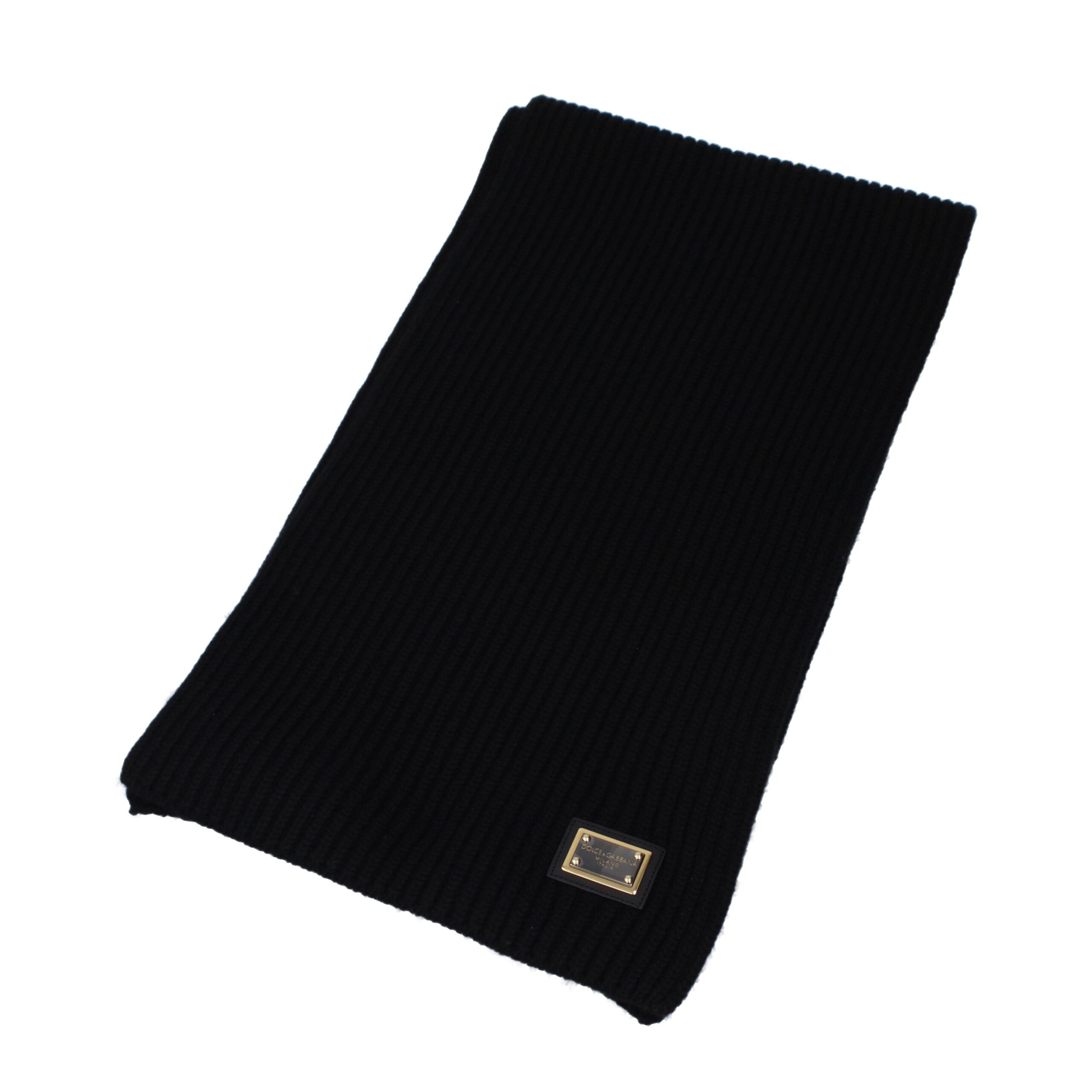 Dolce & Gabbana Black Cashmere Scarf - Image 2