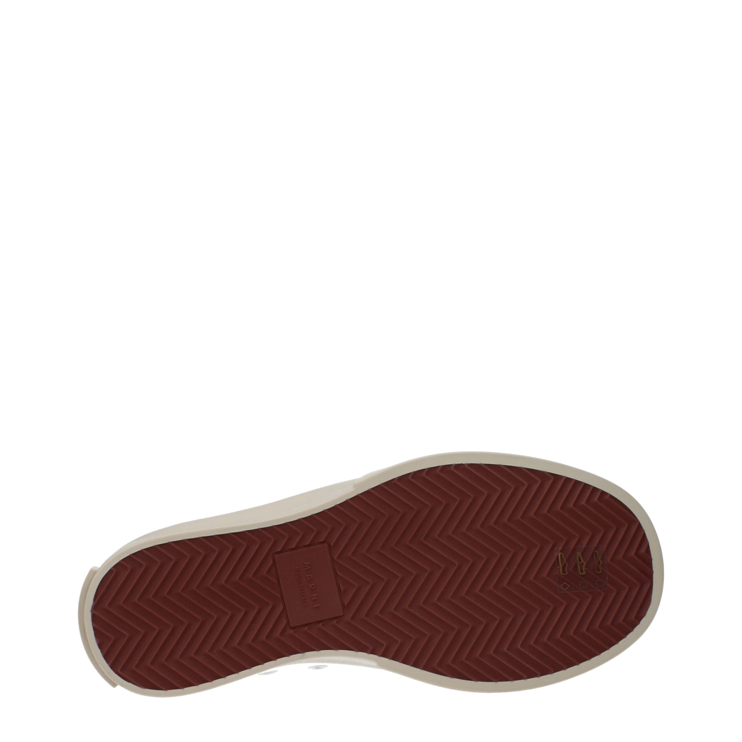 Marni White Leather Low Top Sneakers - Image 5