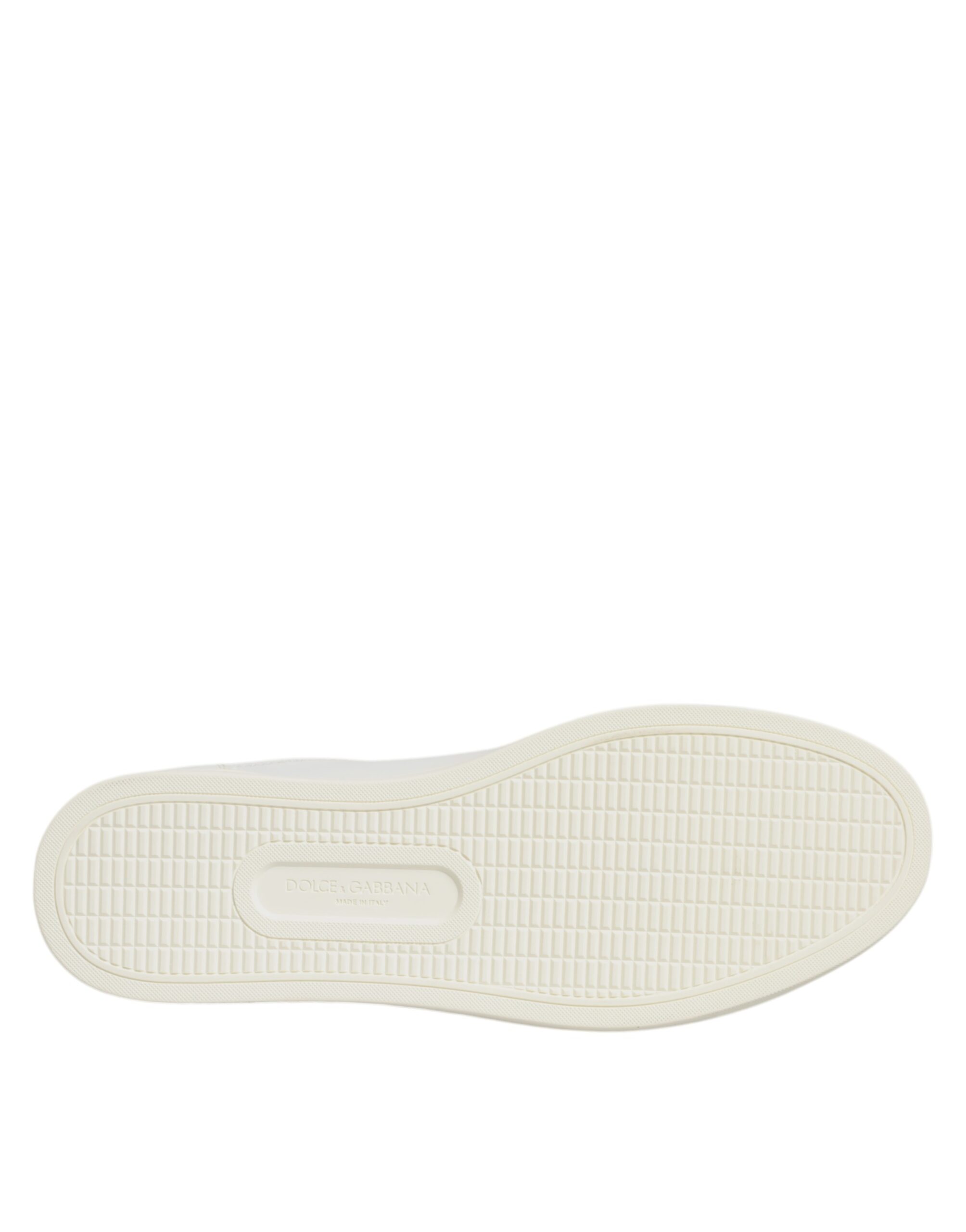 Dolce & Gabbana White Sacred Heart Men Low Top Sneakers Shoes - Image 8