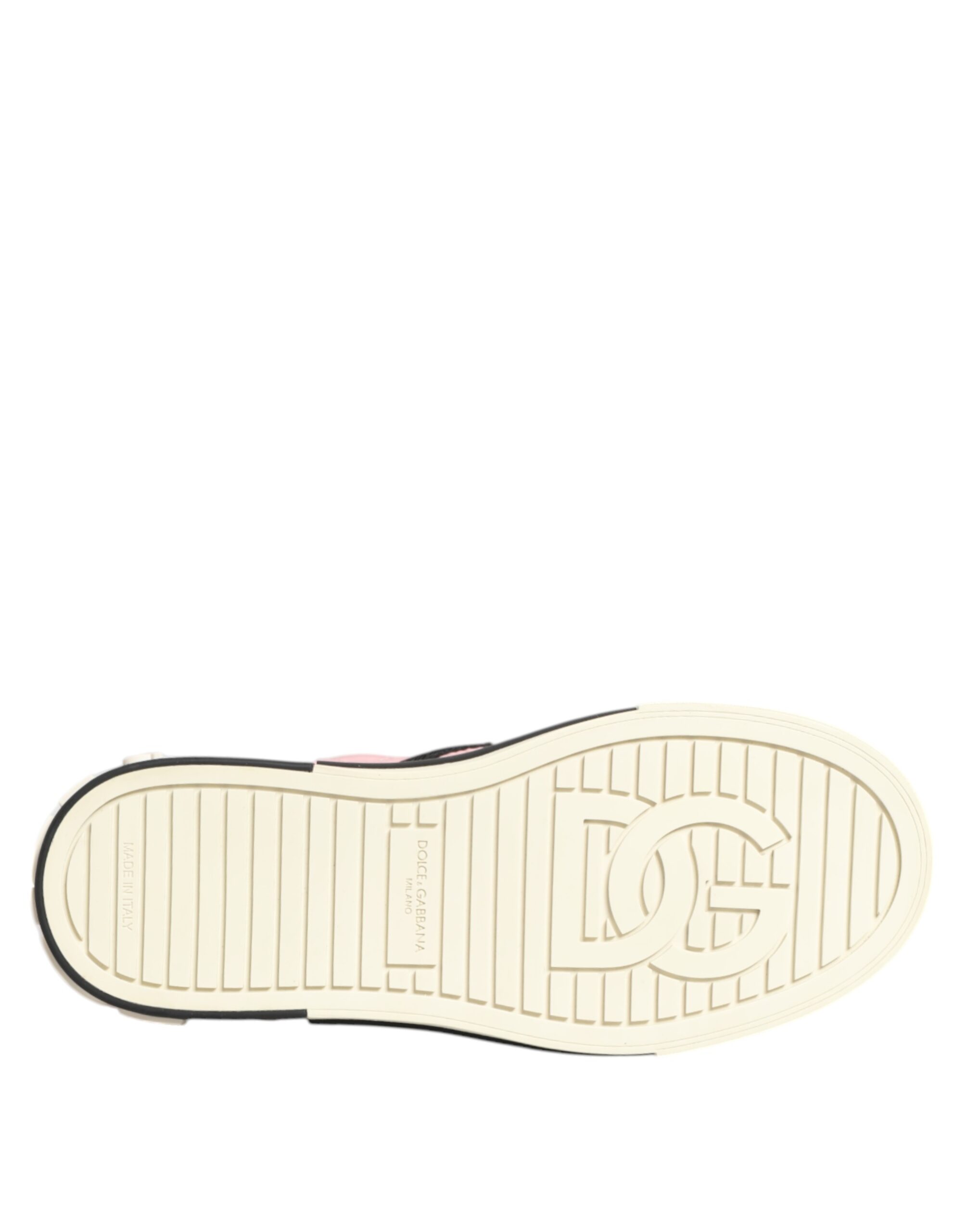 Dolce & Gabbana Pink Quilted Nylon Slip-On Sneaker Shoes - Image 8