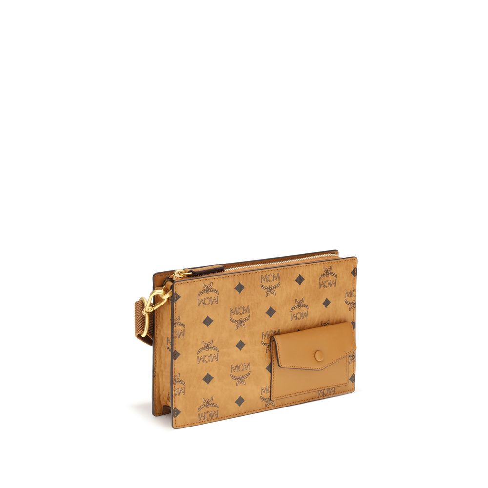 MCM Brown Polyethylene Shoulder Bag - Image 2