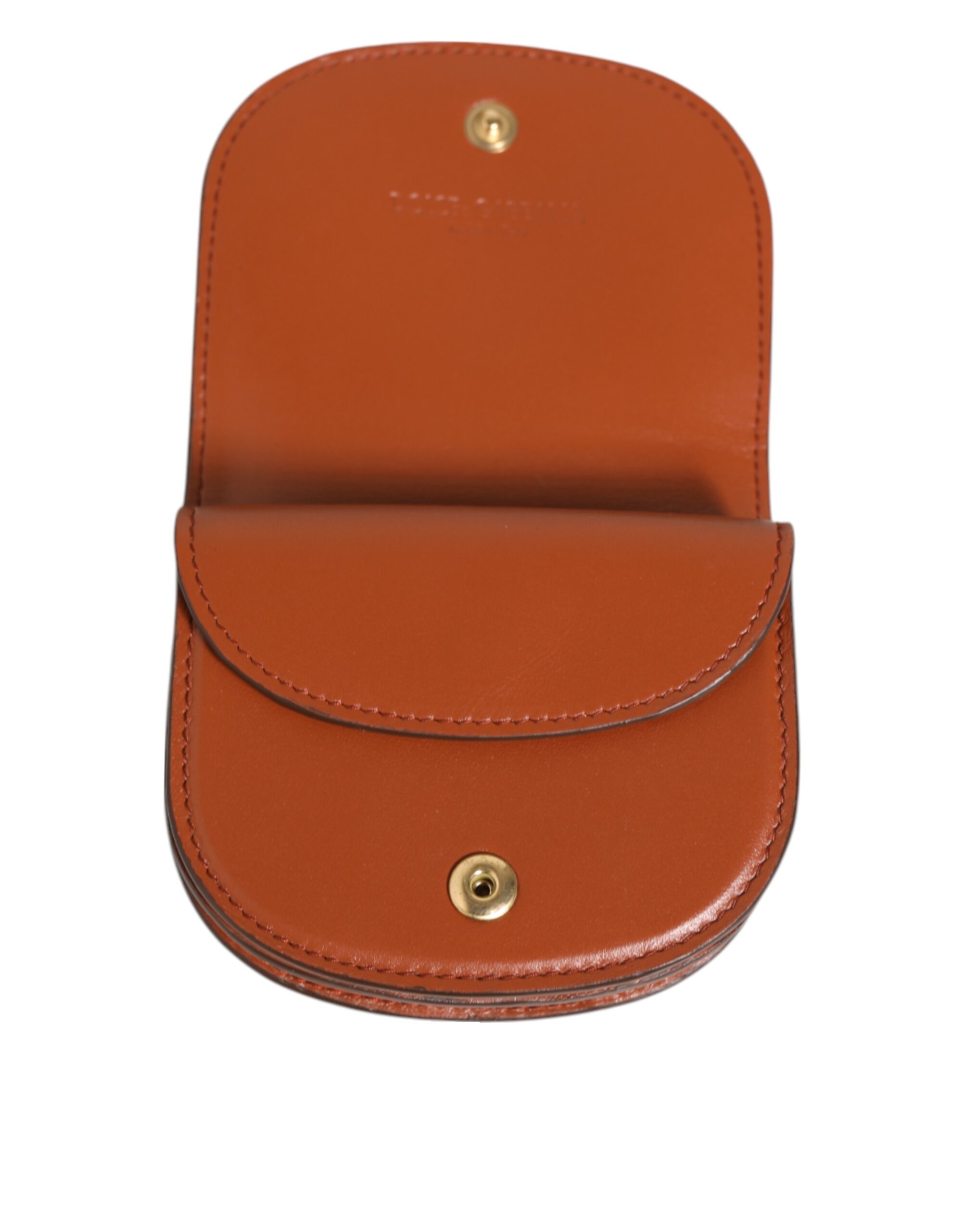 Dolce & Gabbana Brown Leopard Print Calf Leather Small Coin Purse Wallet - Image 5