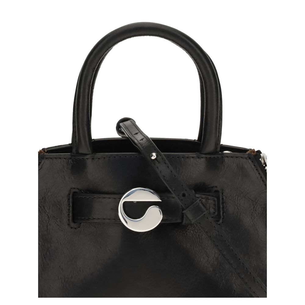 Coperni Black Calf Leather Bos Taurus Shoulder Bag - Image 4