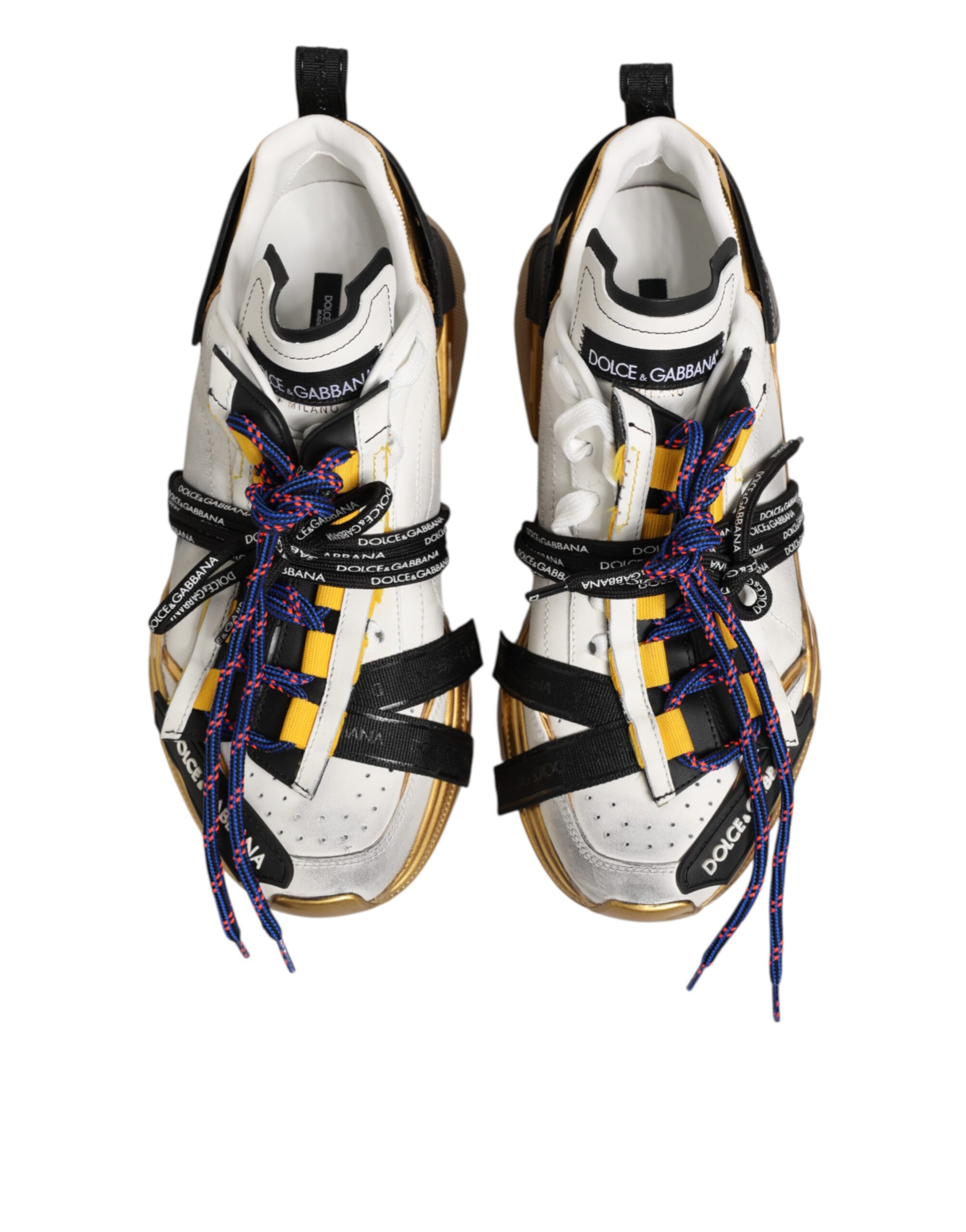 Dolce & Gabbana Multicolor Daymaster Low Top Sneakers Shoes - Image 4
