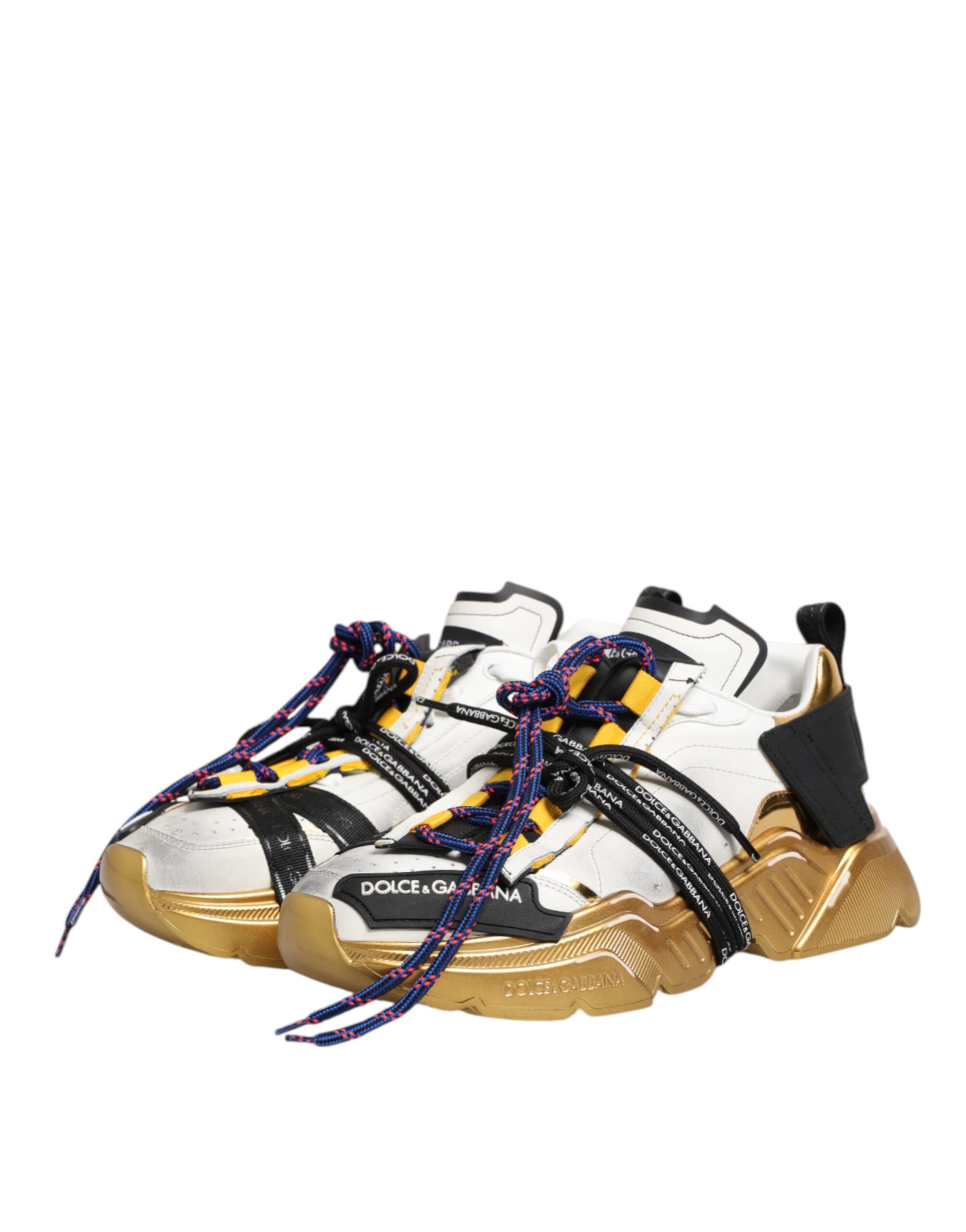 Dolce & Gabbana Multicolor Daymaster Low Top Sneakers Shoes - Image 5