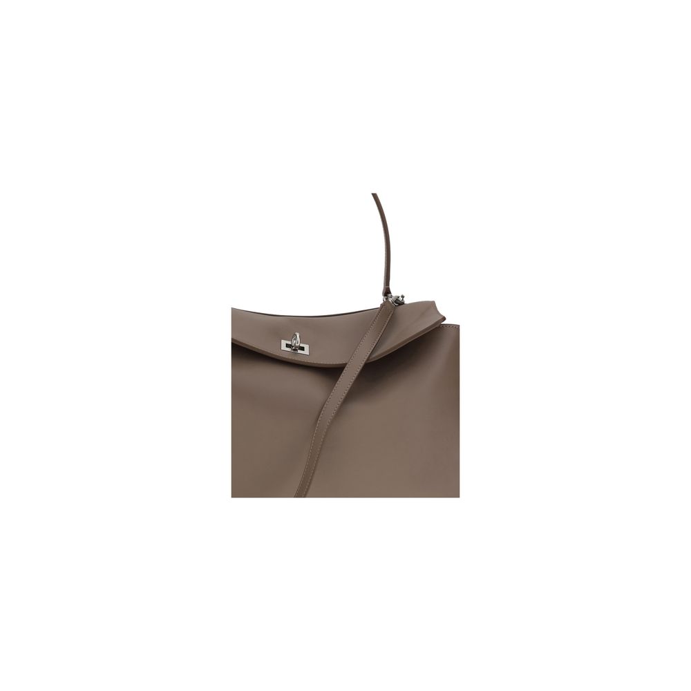 Balenciaga Gray Calf Leather Bos Taurus Shoulder Bag - Image 4