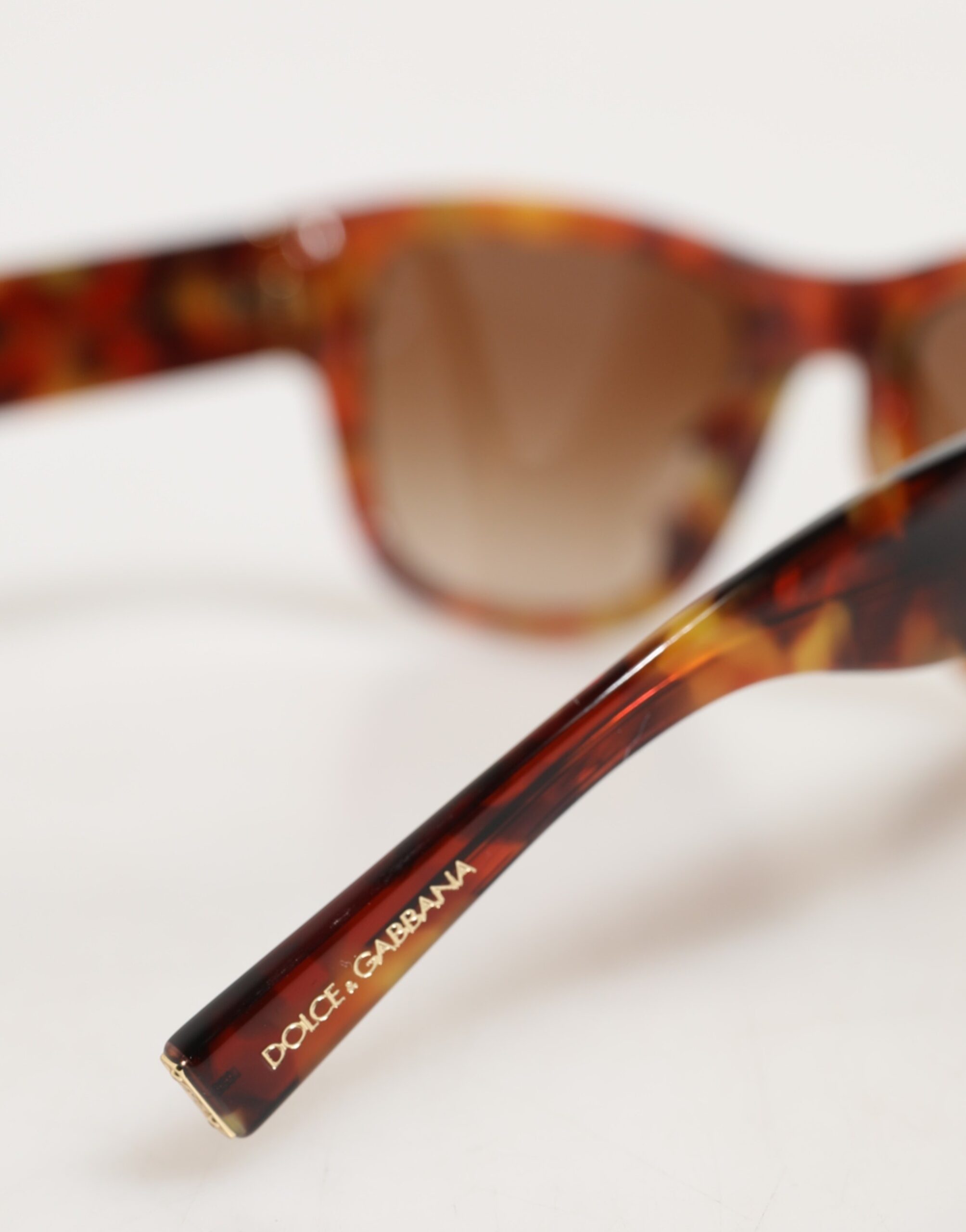 Dolce & Gabbana DG4338F Brown Havana Full Rim Round Lenses Sunglasses - Image 7