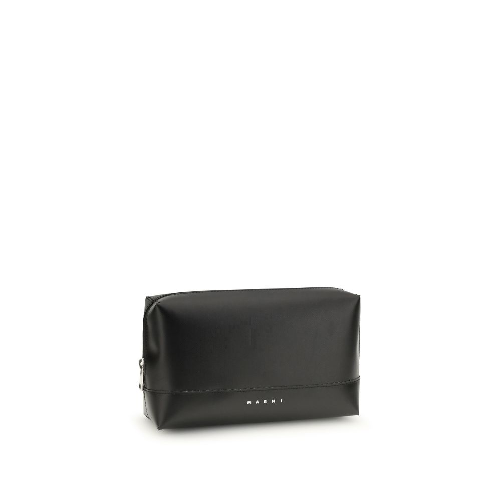Marni Black Calf Leather Bos Taurus Shoulder Bag - Image 2