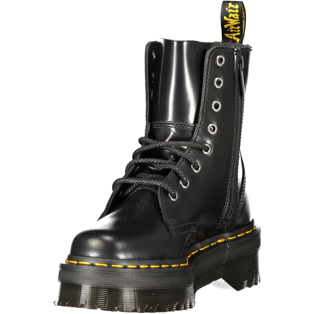 Dr. Martens Black Leather Unisex Ankle Boot - Image 3
