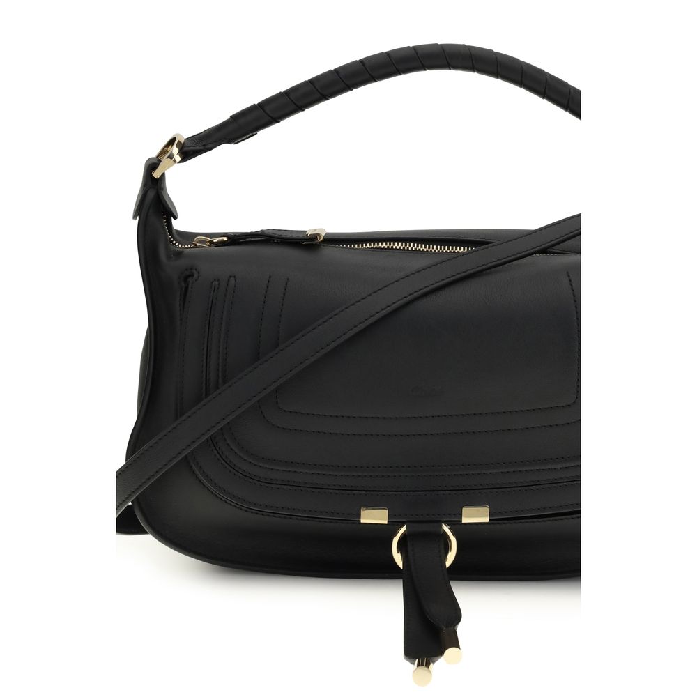 Chloé Black Calf Leather Bos Taurus Shoulder Bag - Image 4
