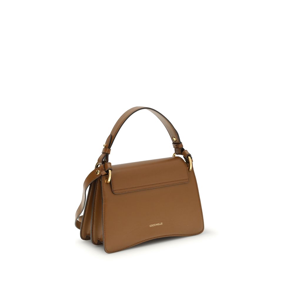 Coccinelle Brown Calf Leather Bos Taurus Handbag - Image 3