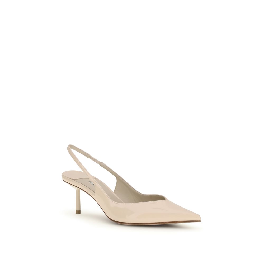 LE SILLA Multicolor Calf Leather Bos Taurus Mid Heel Pumps - Image 2