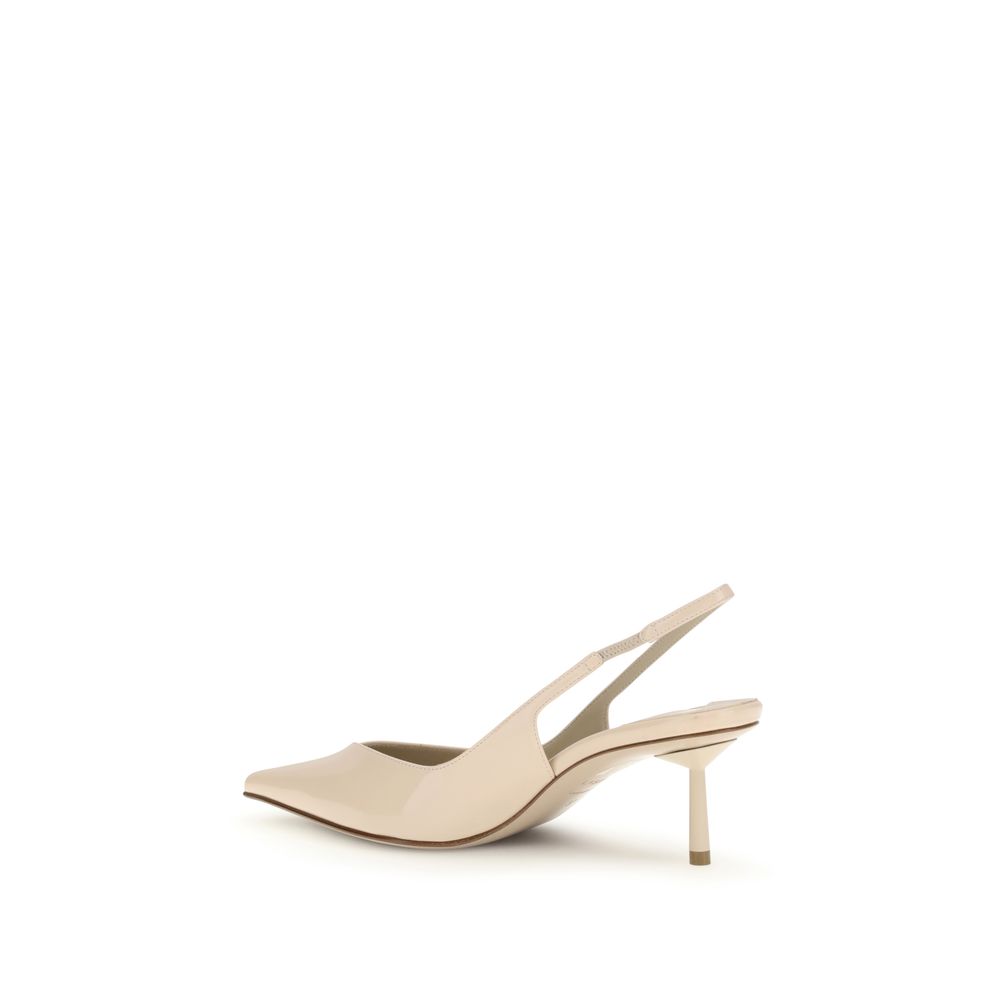 LE SILLA Multicolor Calf Leather Bos Taurus Mid Heel Pumps - Image 3