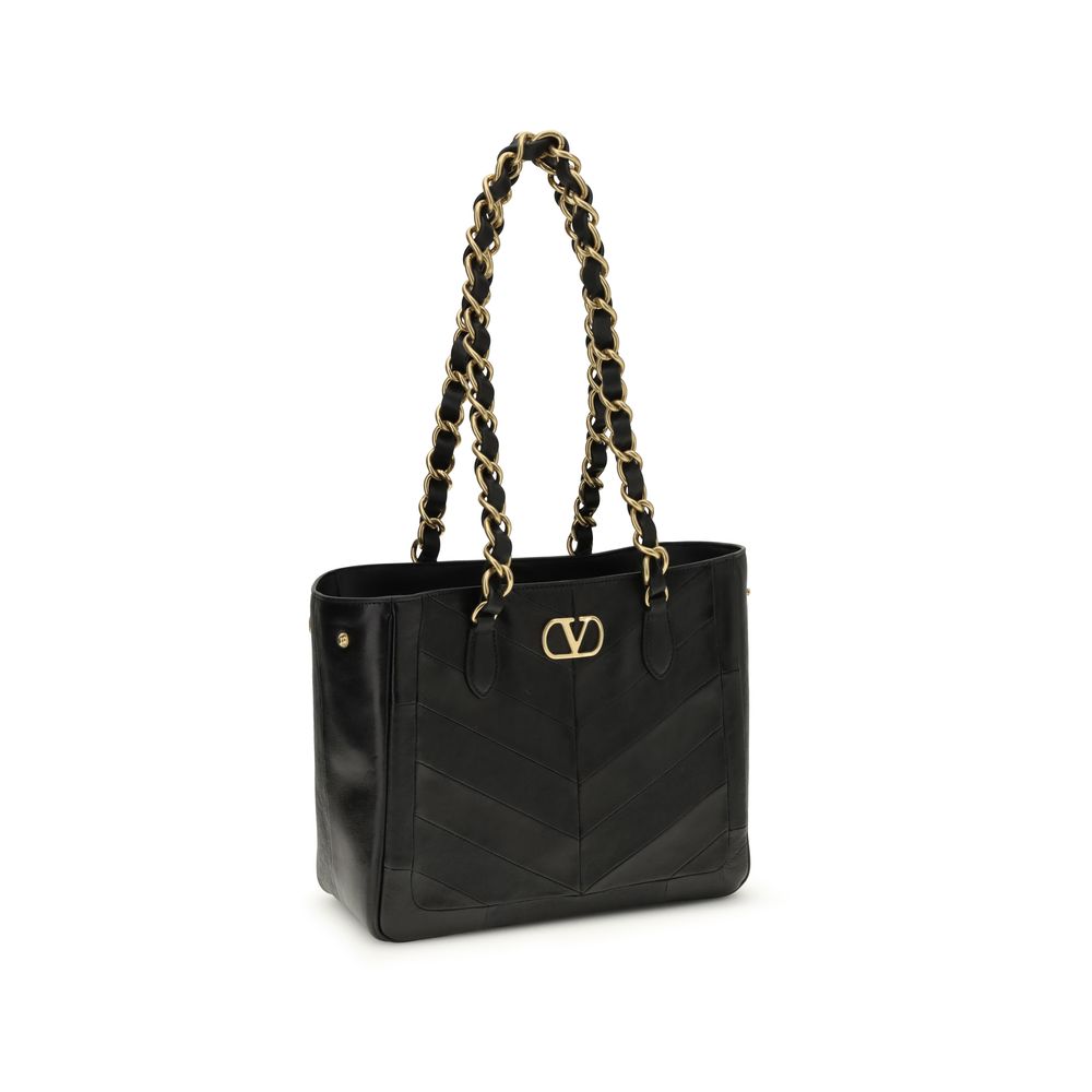 Valentino Garavani Black Lamb Ovis Aries Aries Shoulder Bag - Image 2