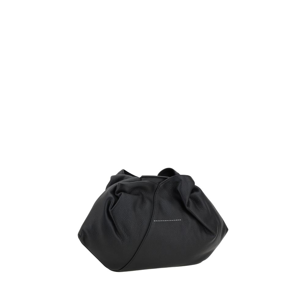MM6 Black Calf Leather Bos Taurus Handbag - Image 3