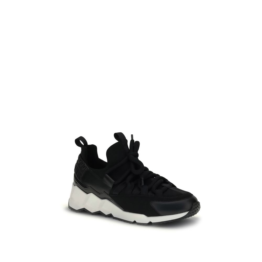 Pierre Hardy Black Neoprene Athletic Sneakers - Image 2