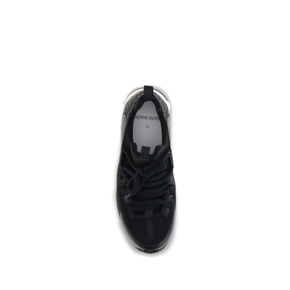 Pierre Hardy Black Neoprene Athletic Sneakers - Image 4