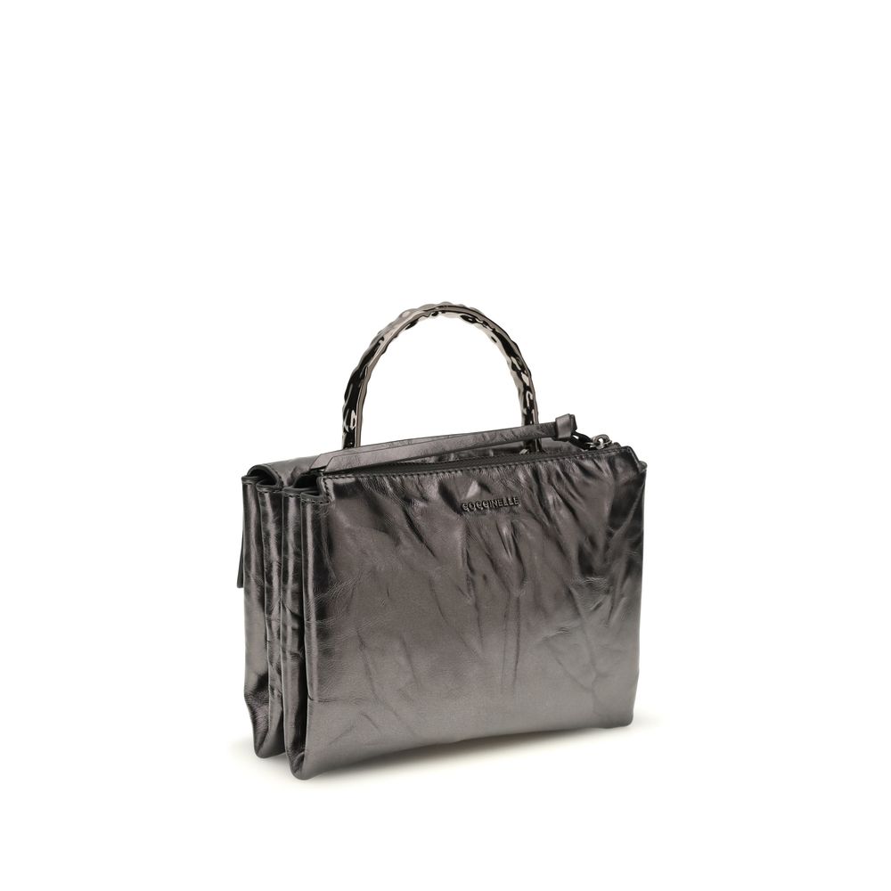 Coccinelle Black Calf Leather Bos Taurus Handbag - Image 3
