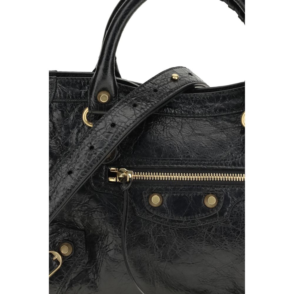 Balenciaga Black Lamb Ovis Aries Aries Shoulder Bag - Image 4