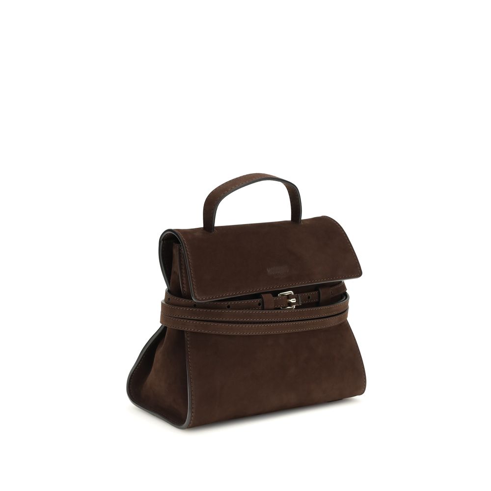Moschino Brown Calf Leather Bos Taurus Handbag - Image 2